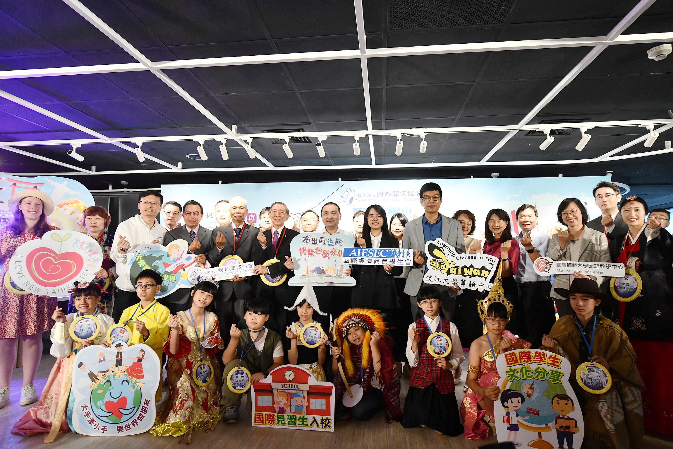 侯市長表示，期盼在國際教育的推動下，培育新北學子成為未來國際優秀人才。