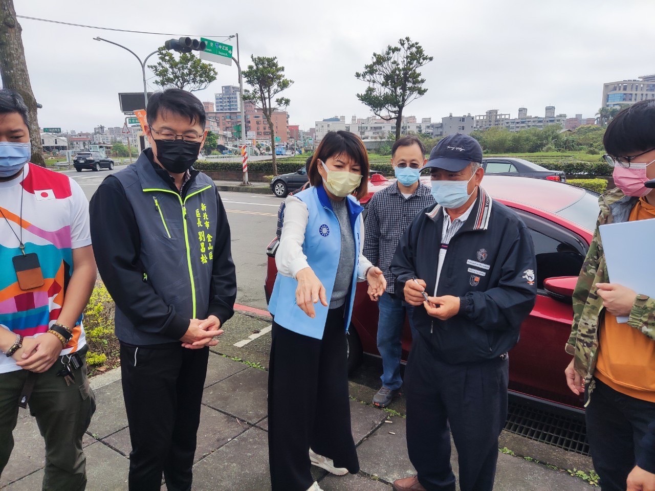 白珮茹議員及李進發里長關心區內基礎建設