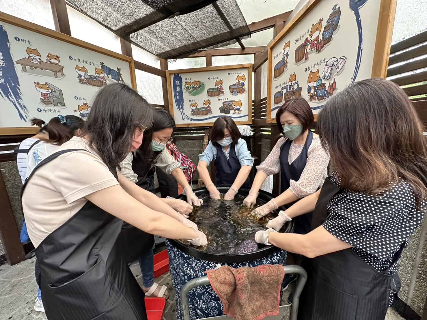 暑期活動：藍染DIY新品與夏令營職人DIY