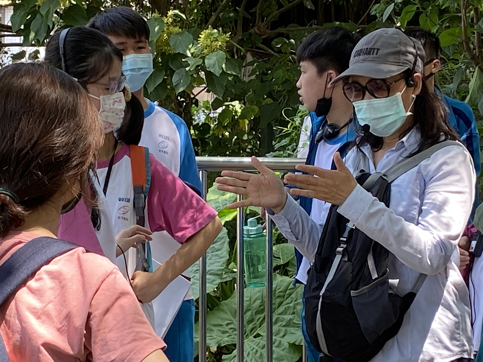 永和社大陳秀鳳講師深入淺出的講解讓永平完全中學學生獲益匪淺