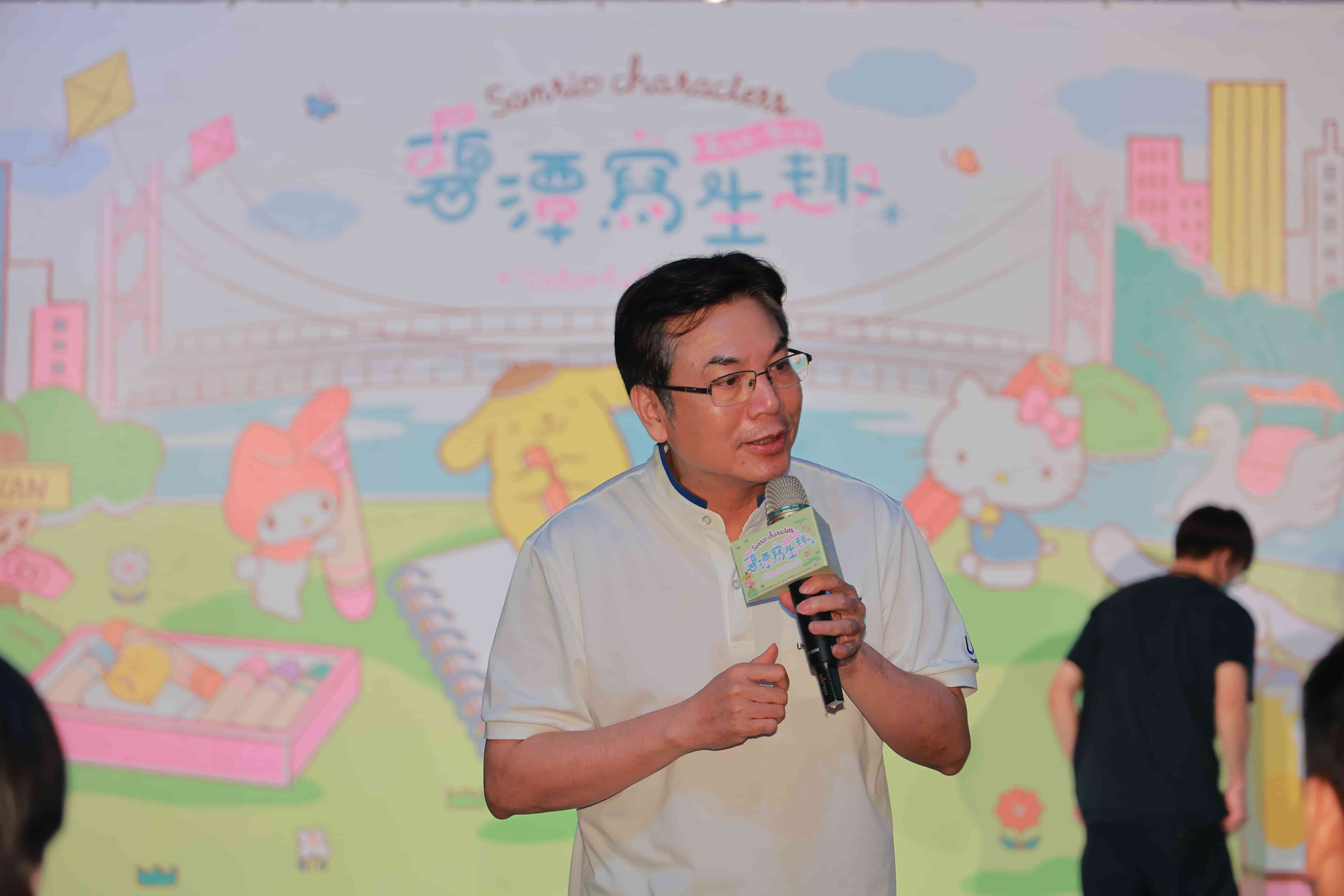 劉和然副市長蒞臨致詞，為2023碧潭地景藝術活動揭開序幕，期許夏日碧潭活動熱情綻放。