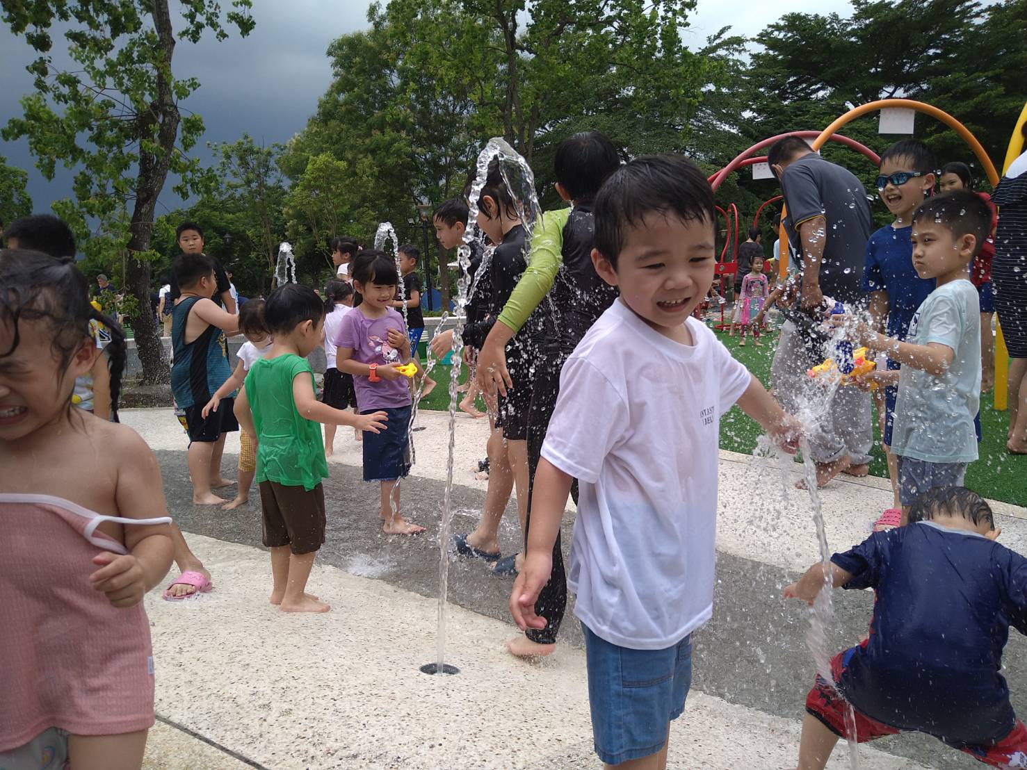 陽光遊戲場讓民眾能有美好的盛夏回憶