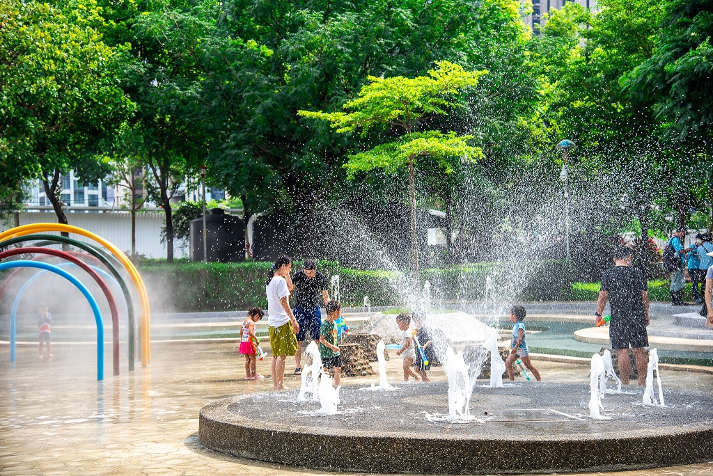 新莊塭仔底濕地公園戲水池