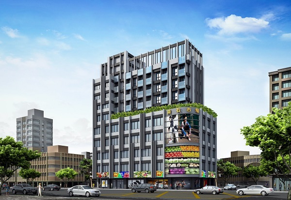 圖說：板橋黃石市場規劃興建地下3層、地上9層之多目標複合大樓，預計於113年底盛大開幕。