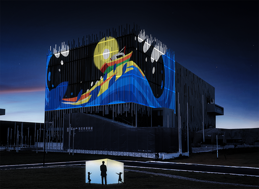 「光影〇」《Echooo》展場模擬圖
