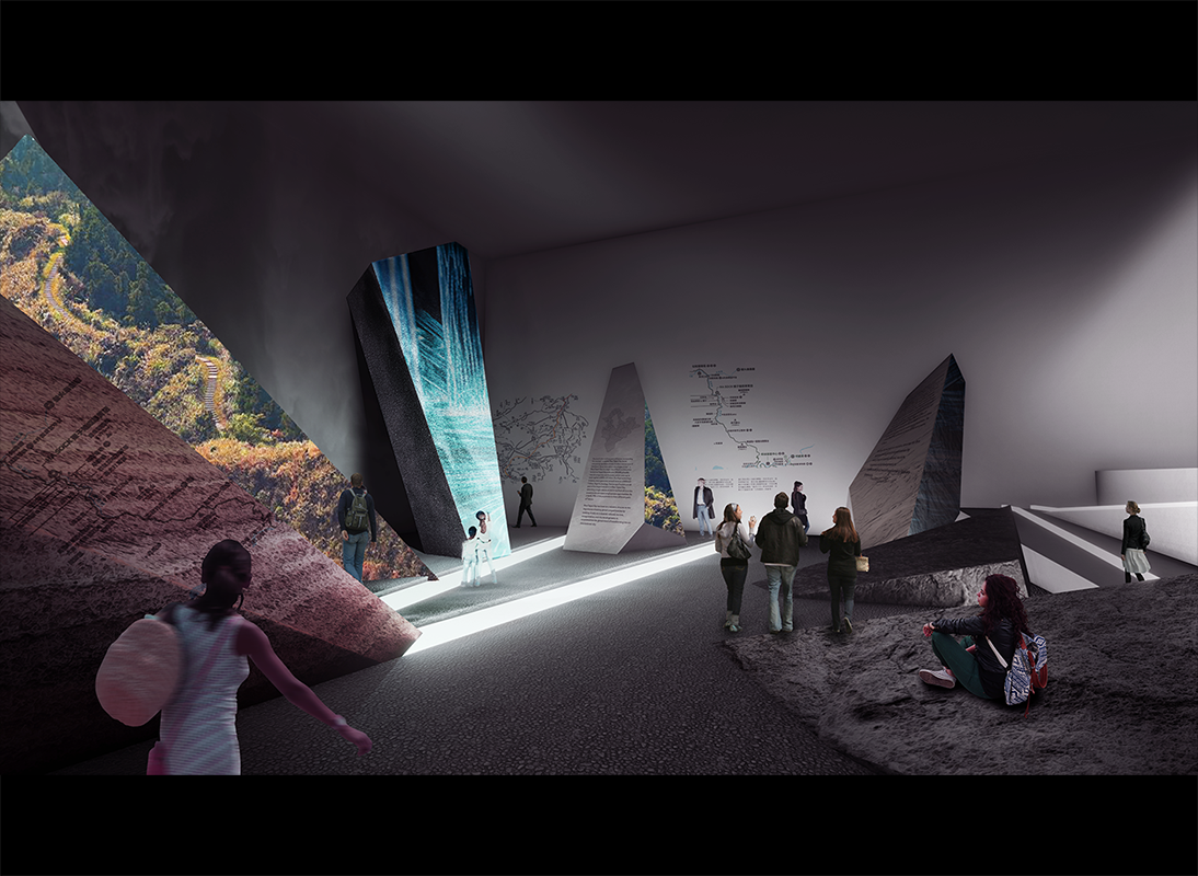 「自然〇」《新北山河陣》空間模擬圖