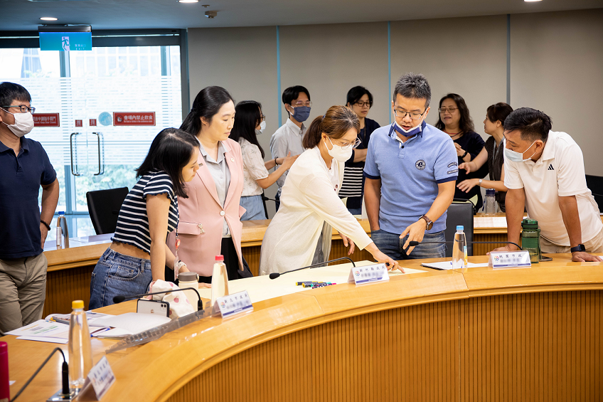 活動將各縣市與會人員分組，促進跨縣市間交流。