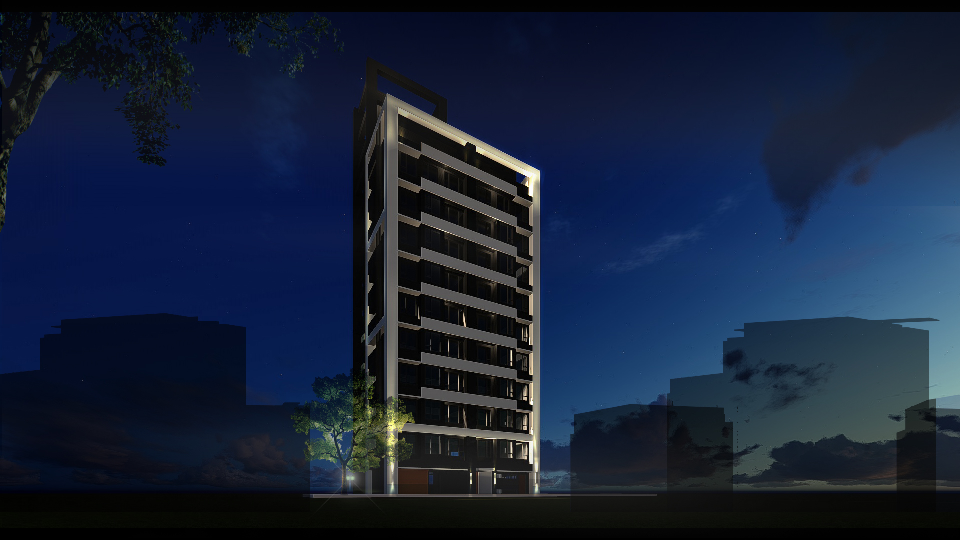 重建後3D模擬圖