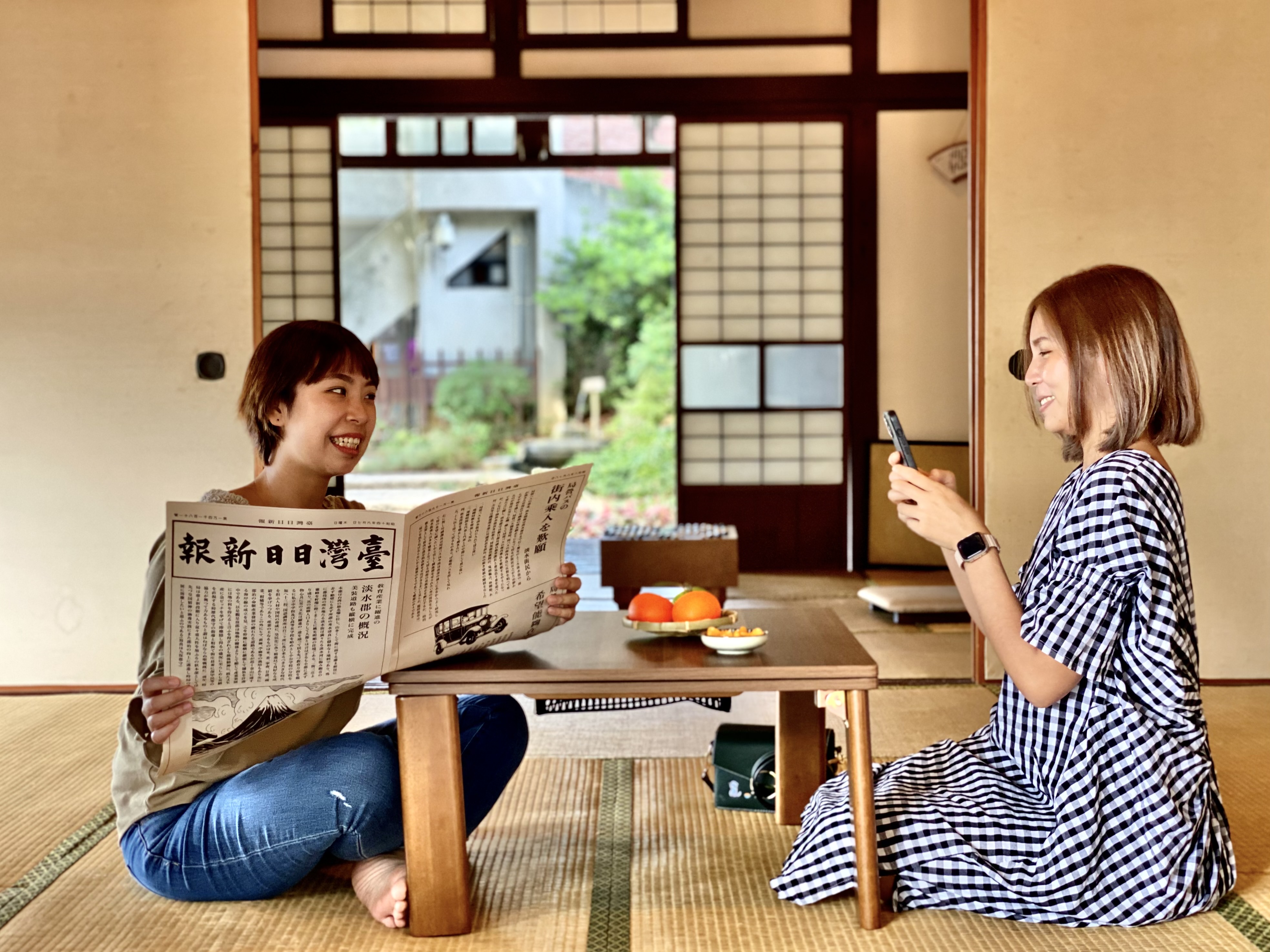 「淡水街長多田榮吉故居」常設展新增許多拍照打卡點，讓參觀民眾體驗街長的日常生活。