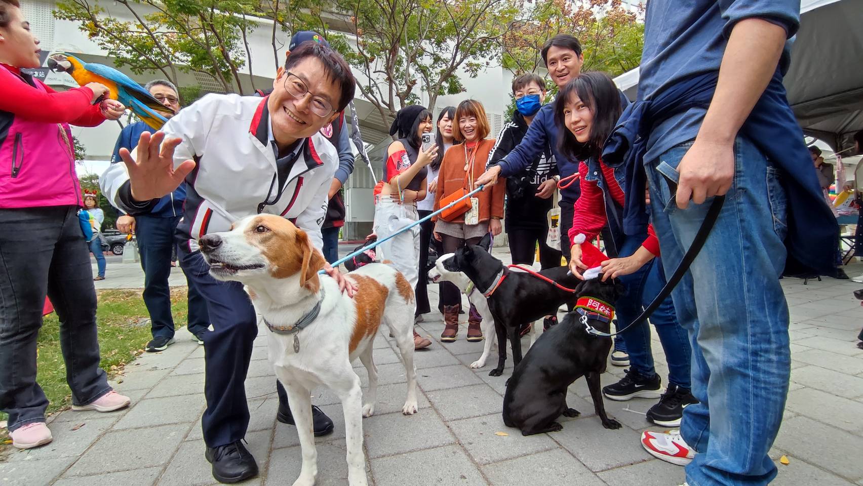 黑犬軍團迎接陳副市長