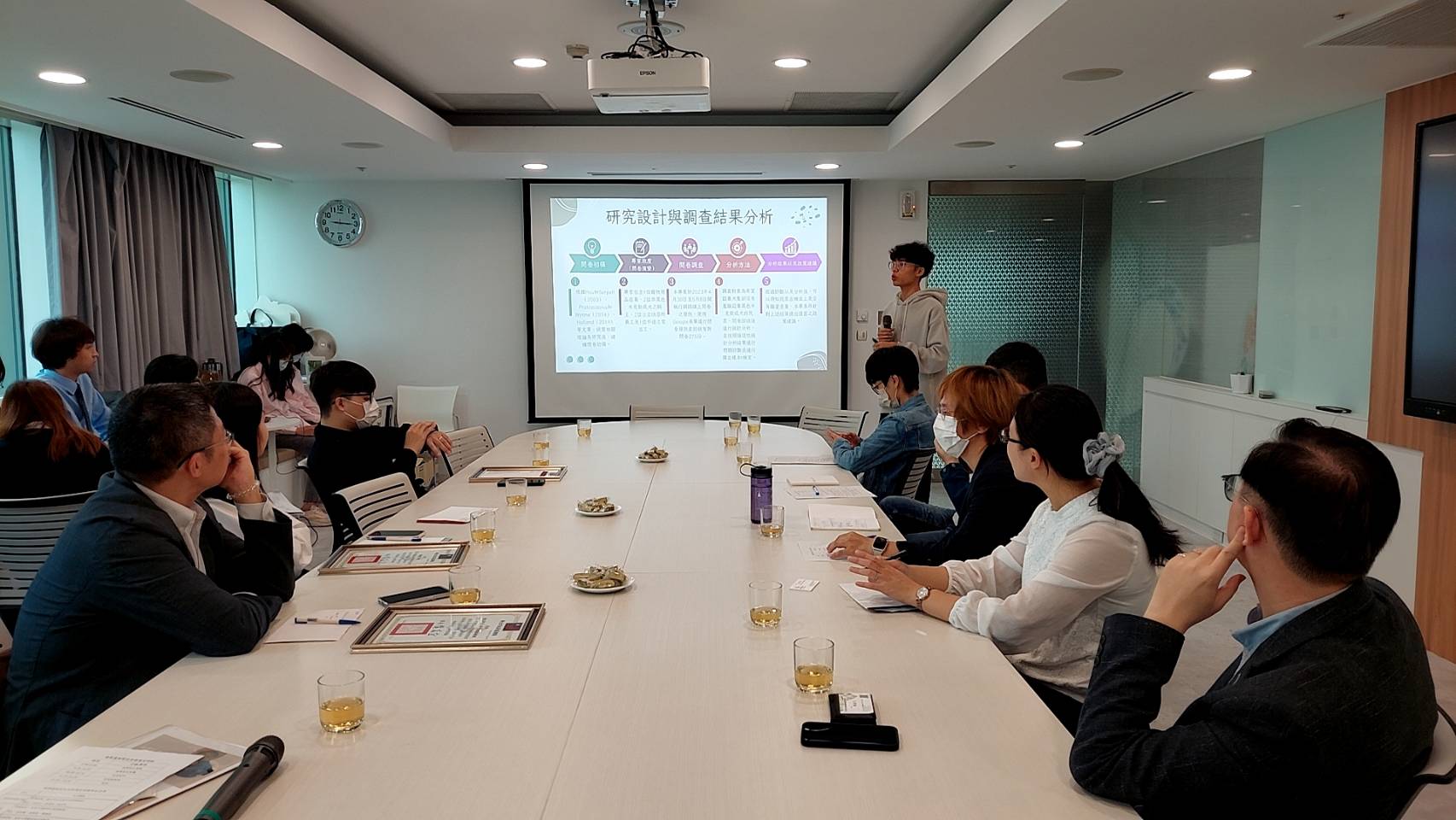 參賽團隊於新北市農業局參與交流座談會