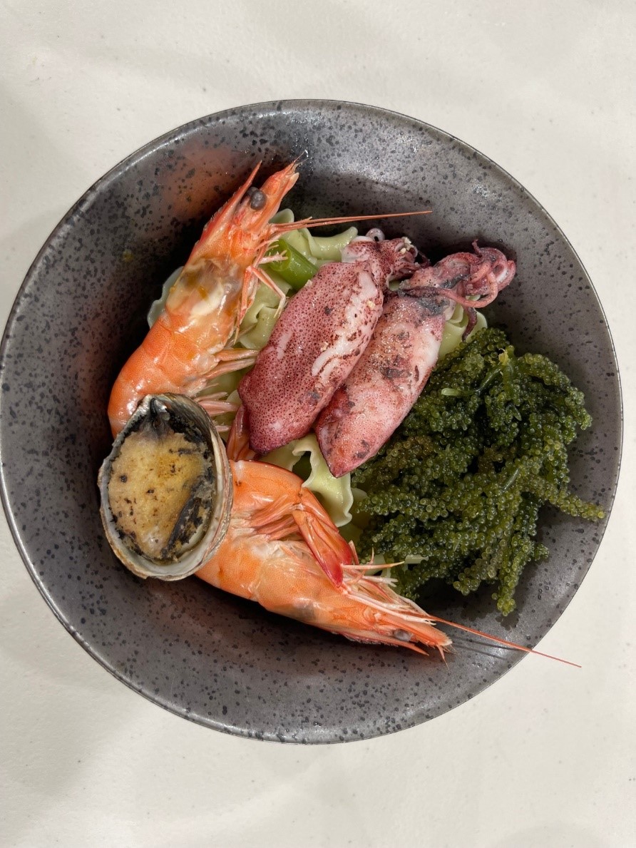 鮮物本舖海葡萄丼飯，歡迎民眾前來嘗鮮
