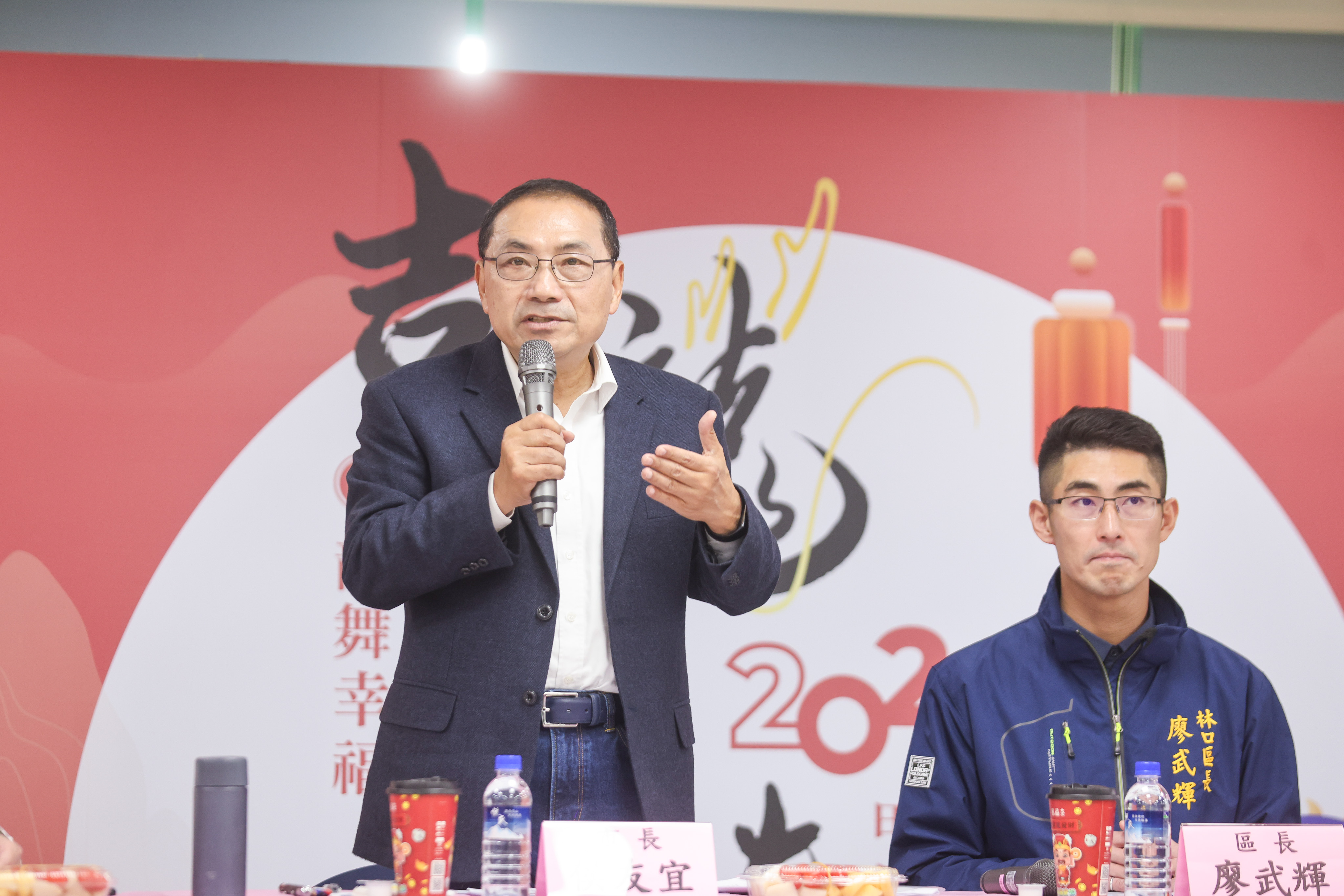林口區行動治理座談，侯友宜市長與里長針對問題直接面對面溝通協調