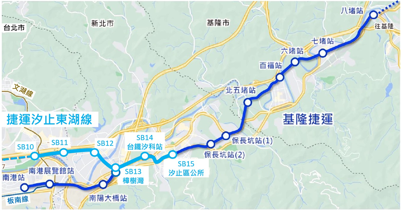 基隆捷運路線圖