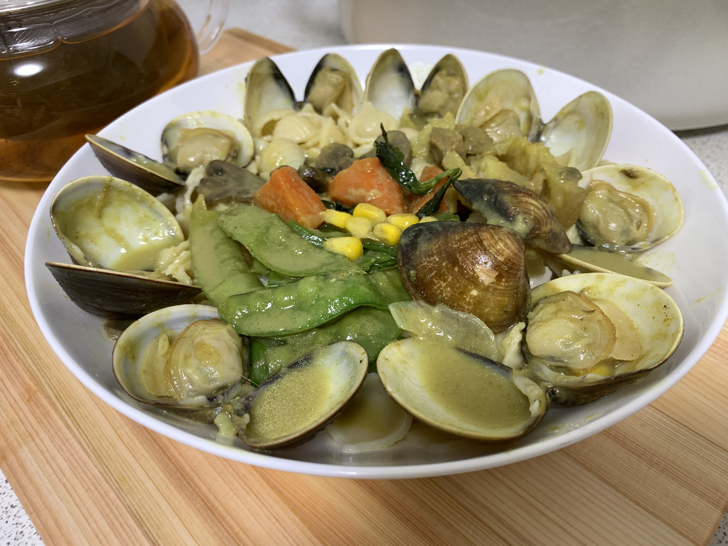 圖6_綠咖哩文蛤義大利麵