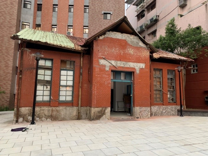 原分駐所修復前建築外觀。