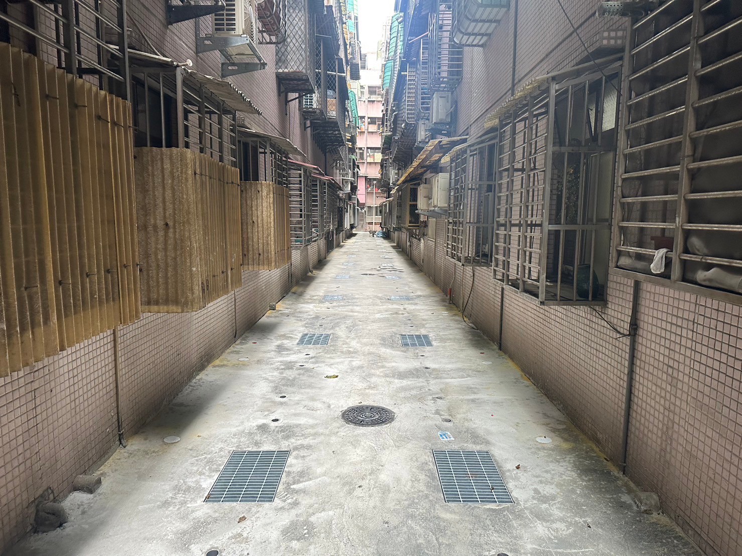 土城順風路已完成接管的後巷