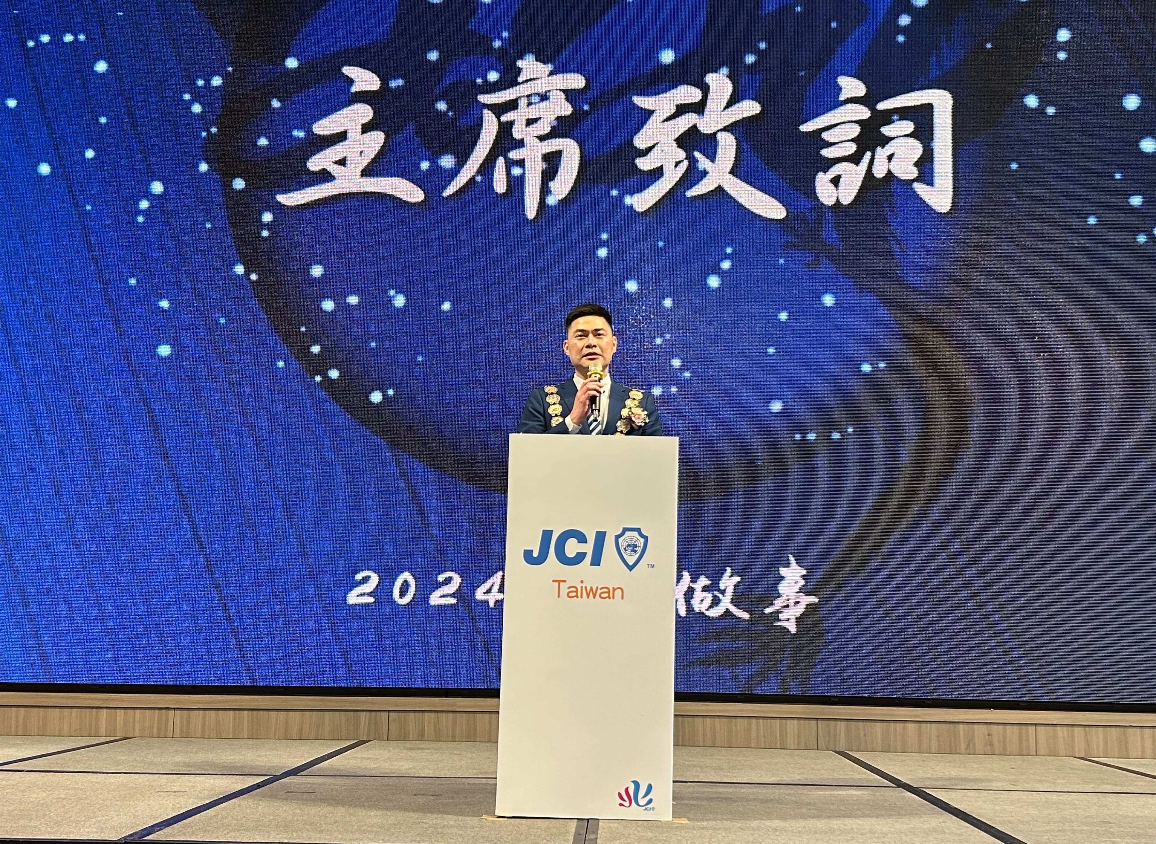 青商會新任的北區會區會長陳衍志從新北市三重分會發跡，晉升至北區會區會長，將持續與新北市青年局合作。