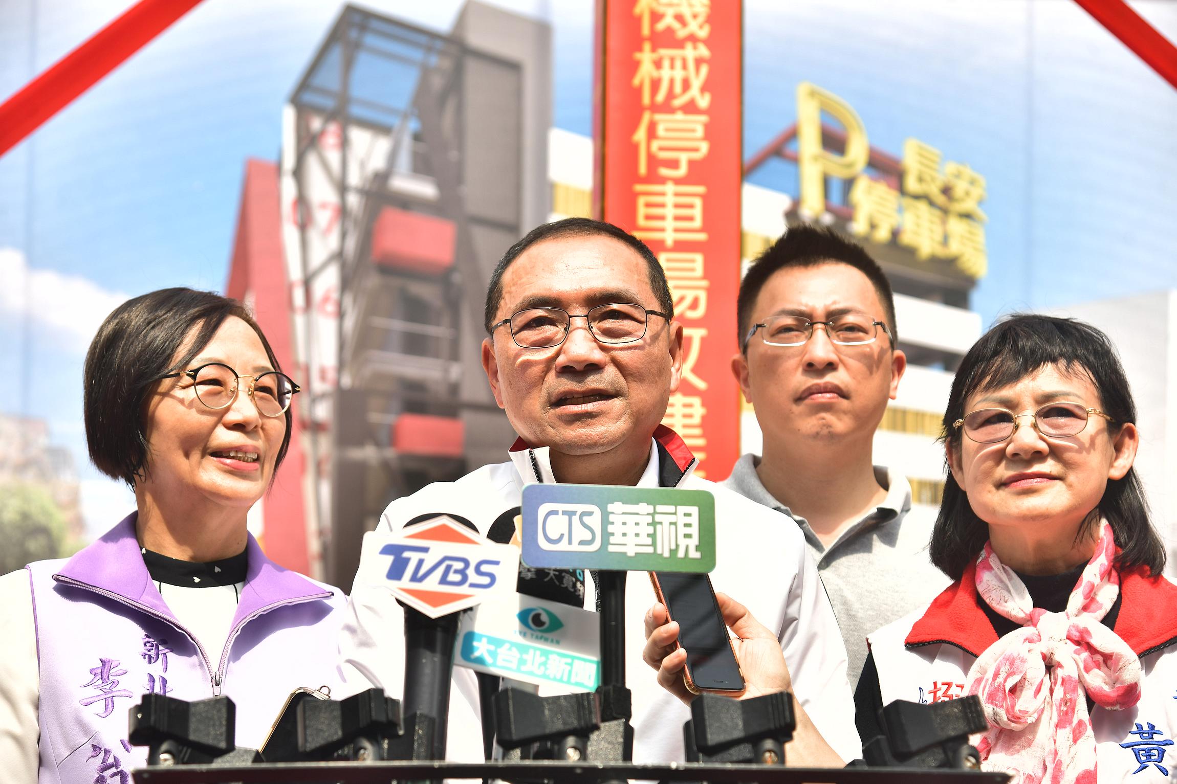 長安機械停車場改建工程動土，侯友宜市長表示，停車位將翻倍增加滿足民眾停車需求。