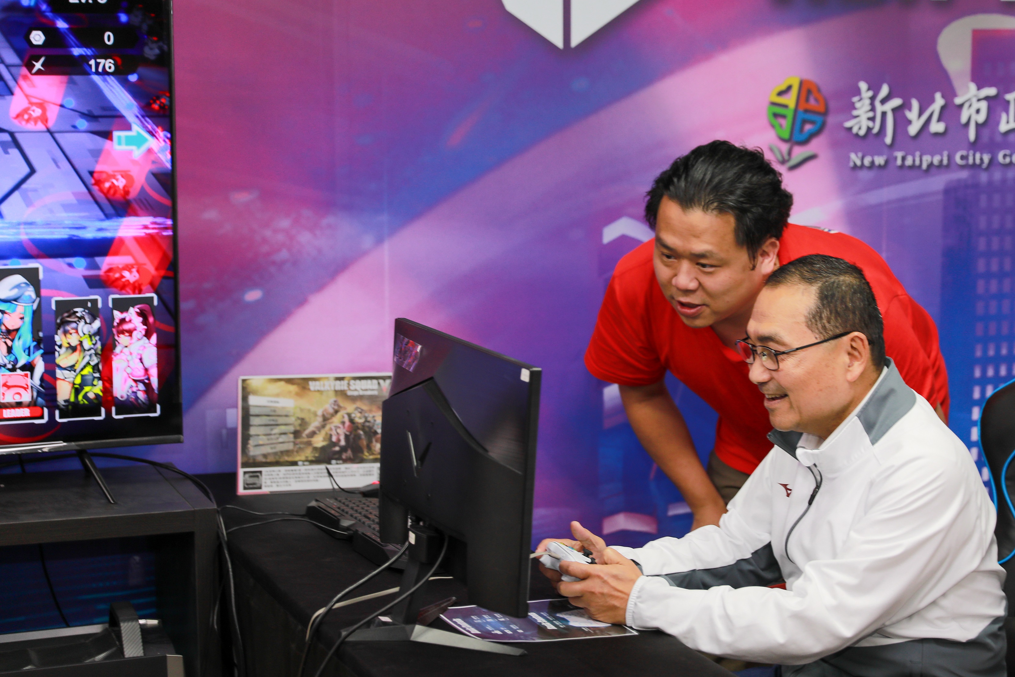 本次配合「2024新北電競爭霸戰」，特別規劃臺灣原創遊戲互動體驗區。