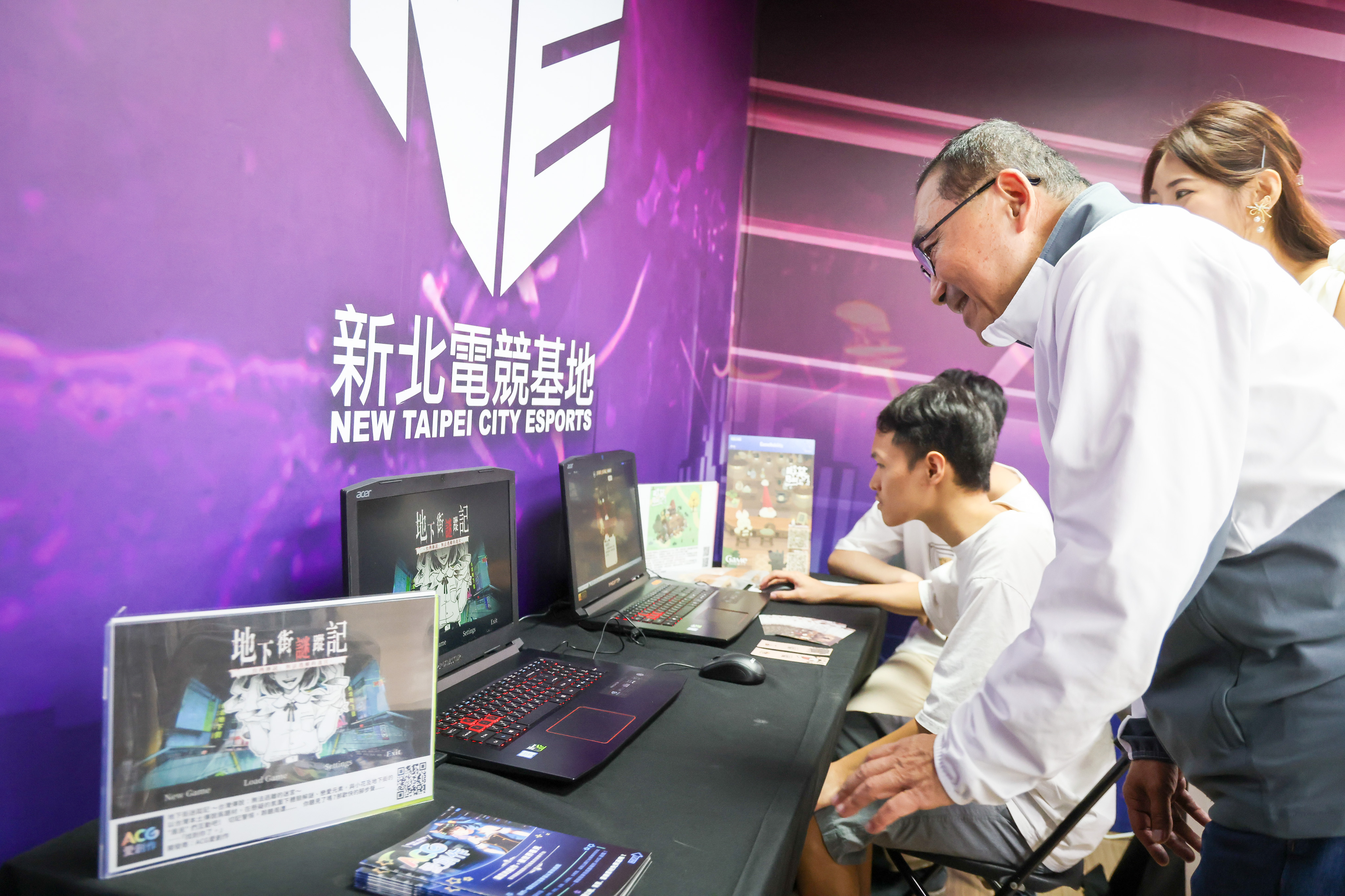 本次規劃臺灣原創遊戲互動體驗區，讓民眾免費體驗