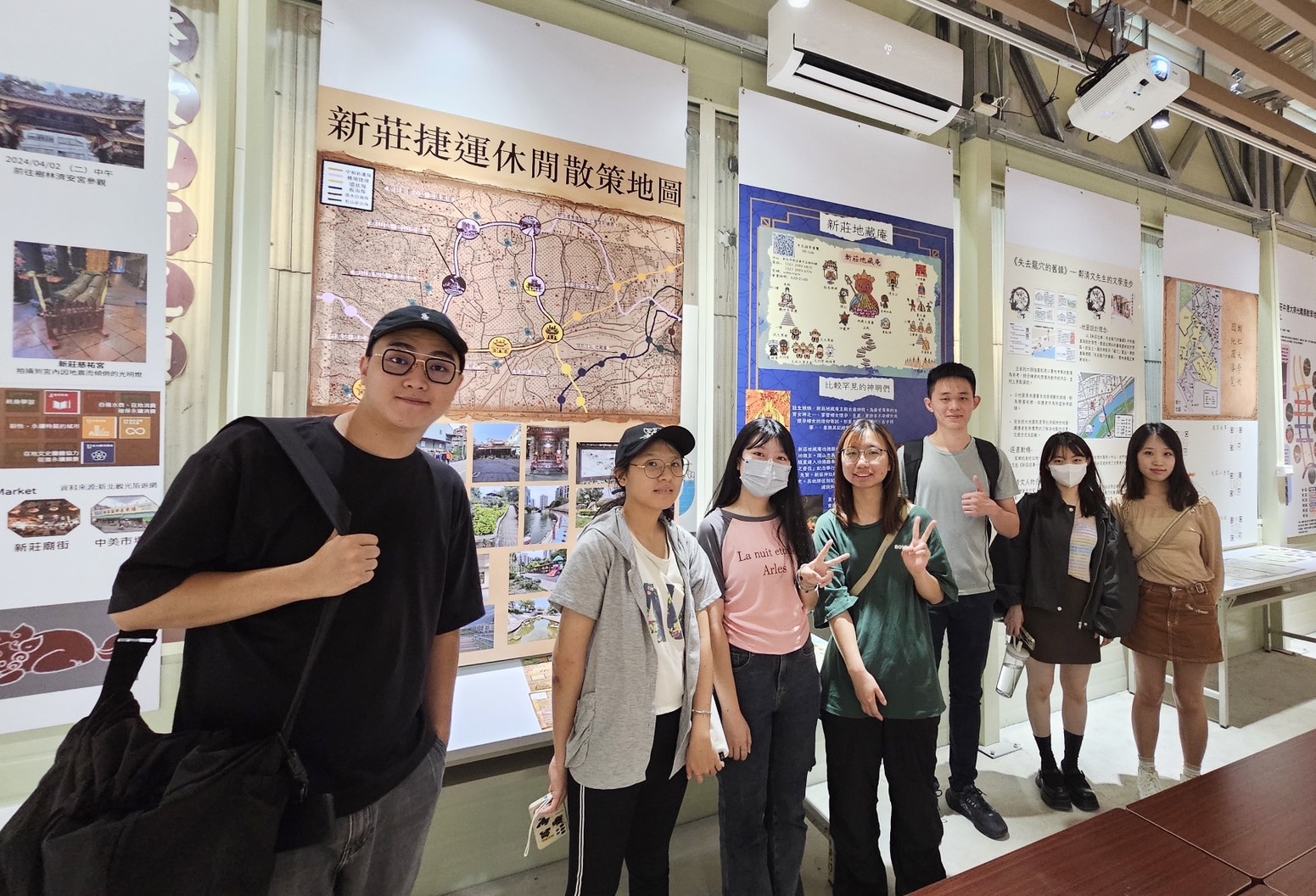 輔大學生投入USR計畫，帶大家重新認識新莊。新北市地政局提供_0