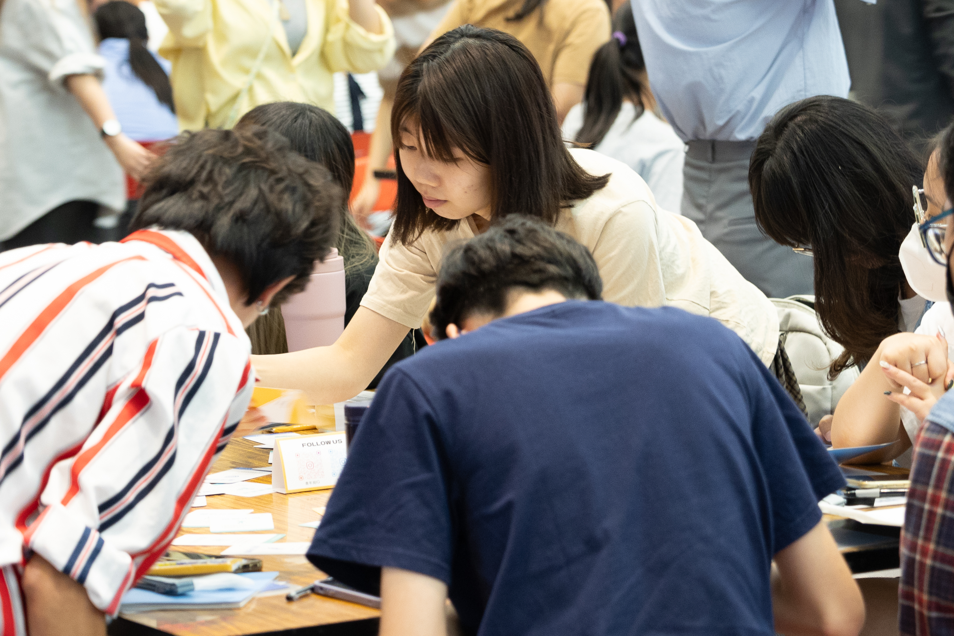 青年局安排職涯卡牌活動，讓青年從互動中探索自我