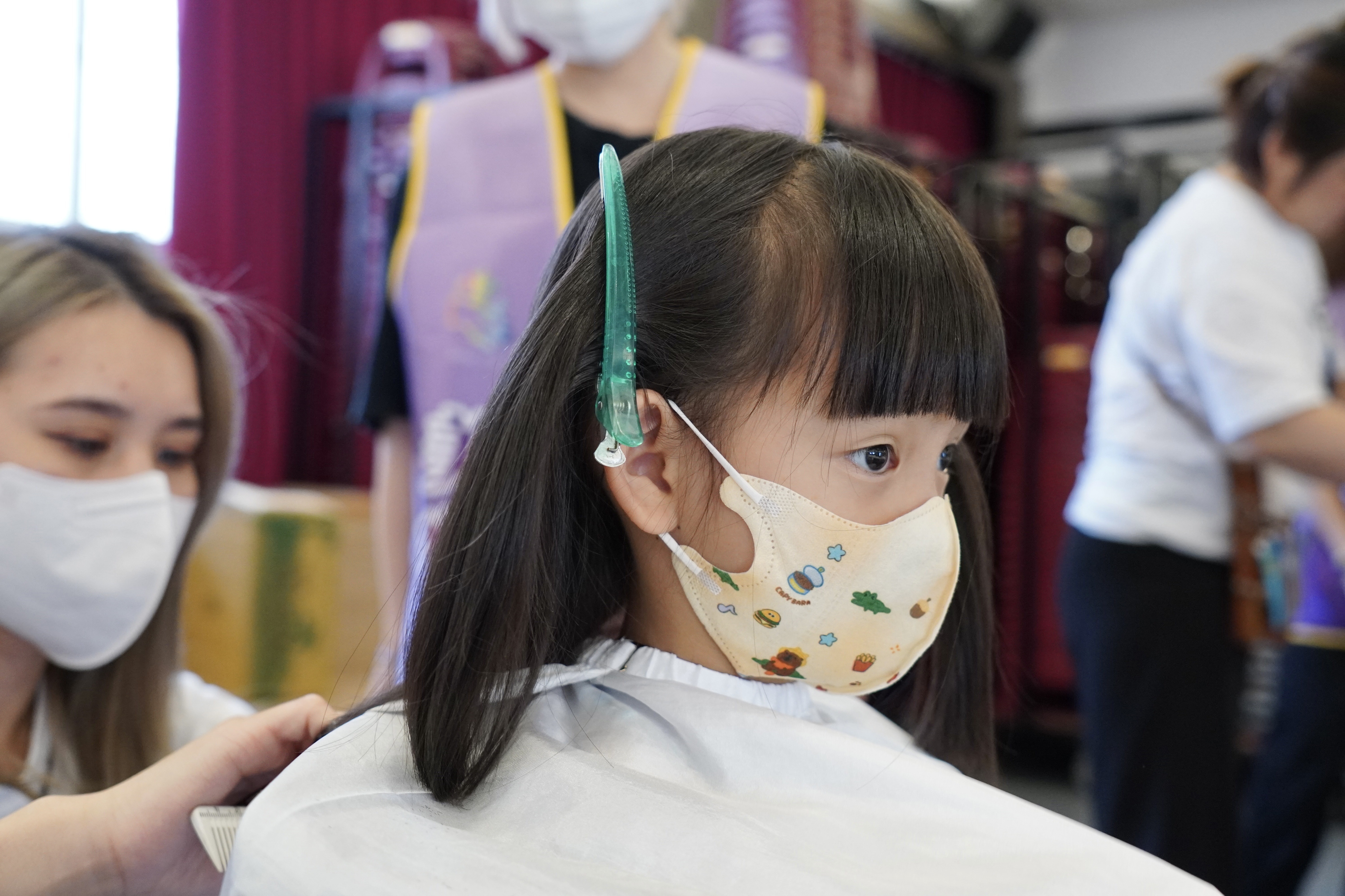吳小妹說，之後也要繼續留長、幫助更多人。