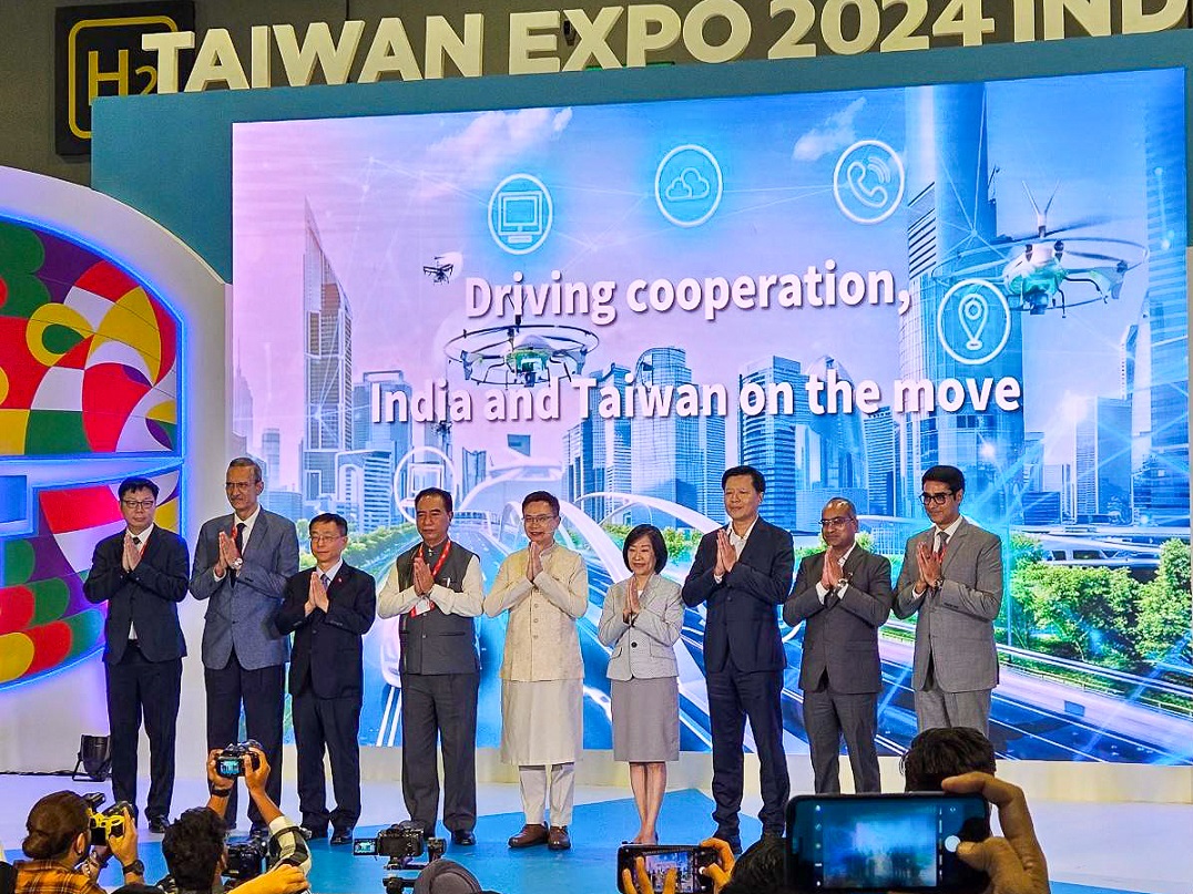 新北出口拓銷團抵達印度新德里，參加「印度臺灣形象展（Taiwan Expo India 2024）」。