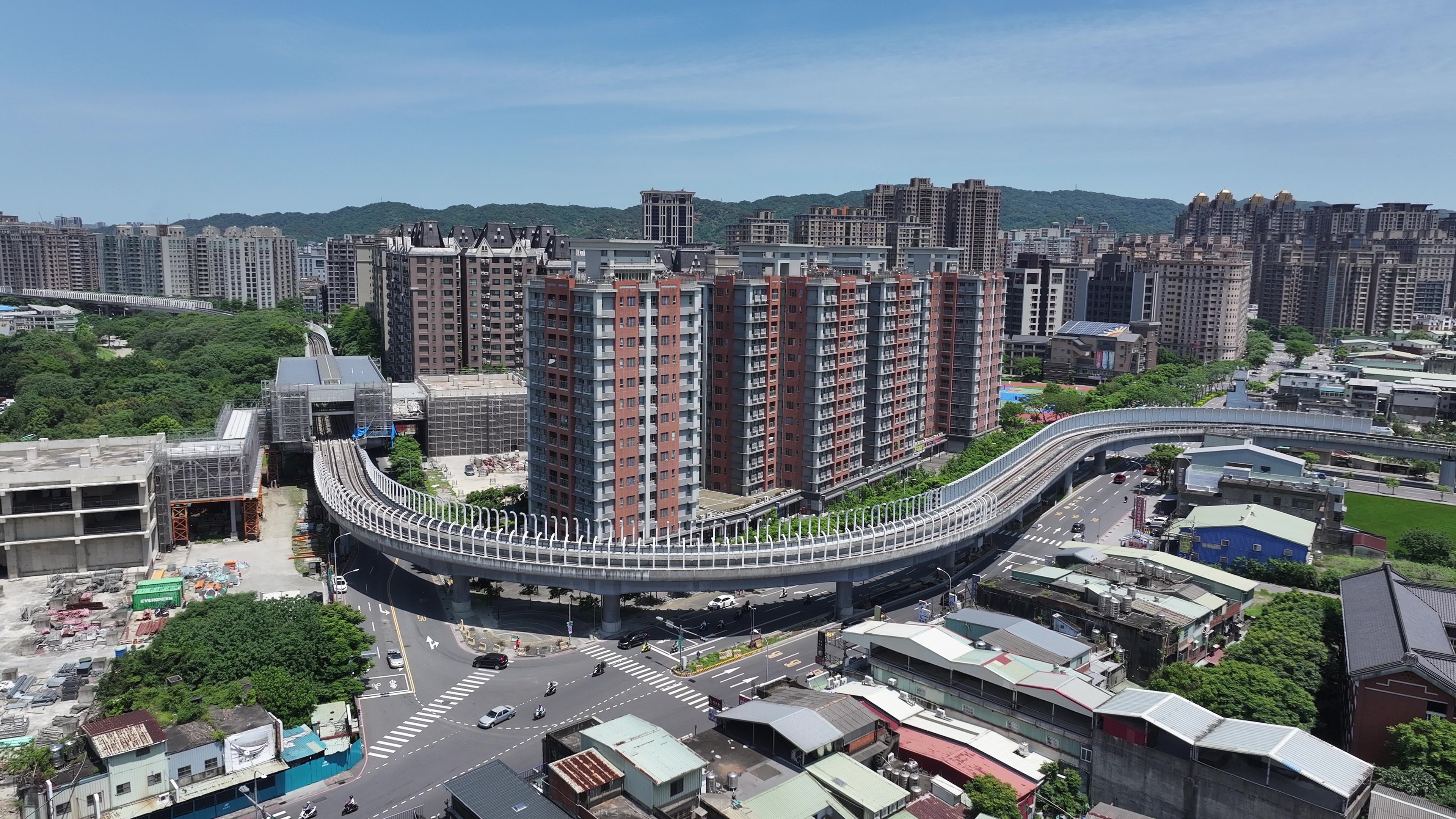捷運三鶯線三峽站空拍圖