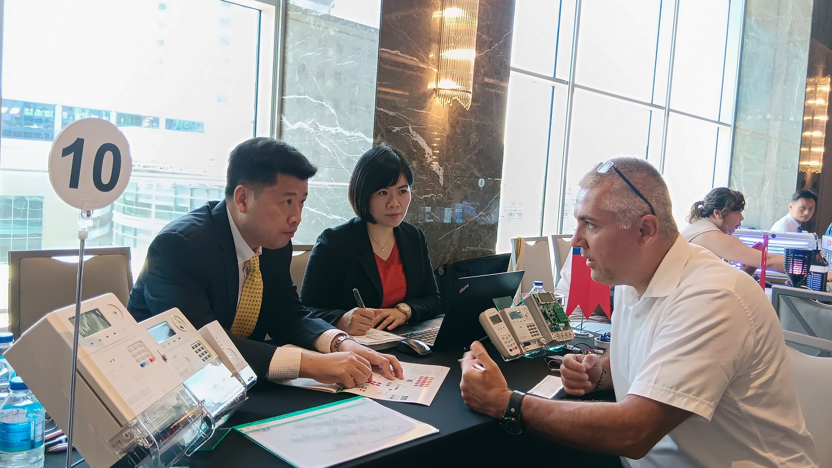 透過外貿協會伊斯坦堡台灣貿易中心協助，提前排定20家新北企業的洽商對象與時間，提高媒合效率與成功機率。