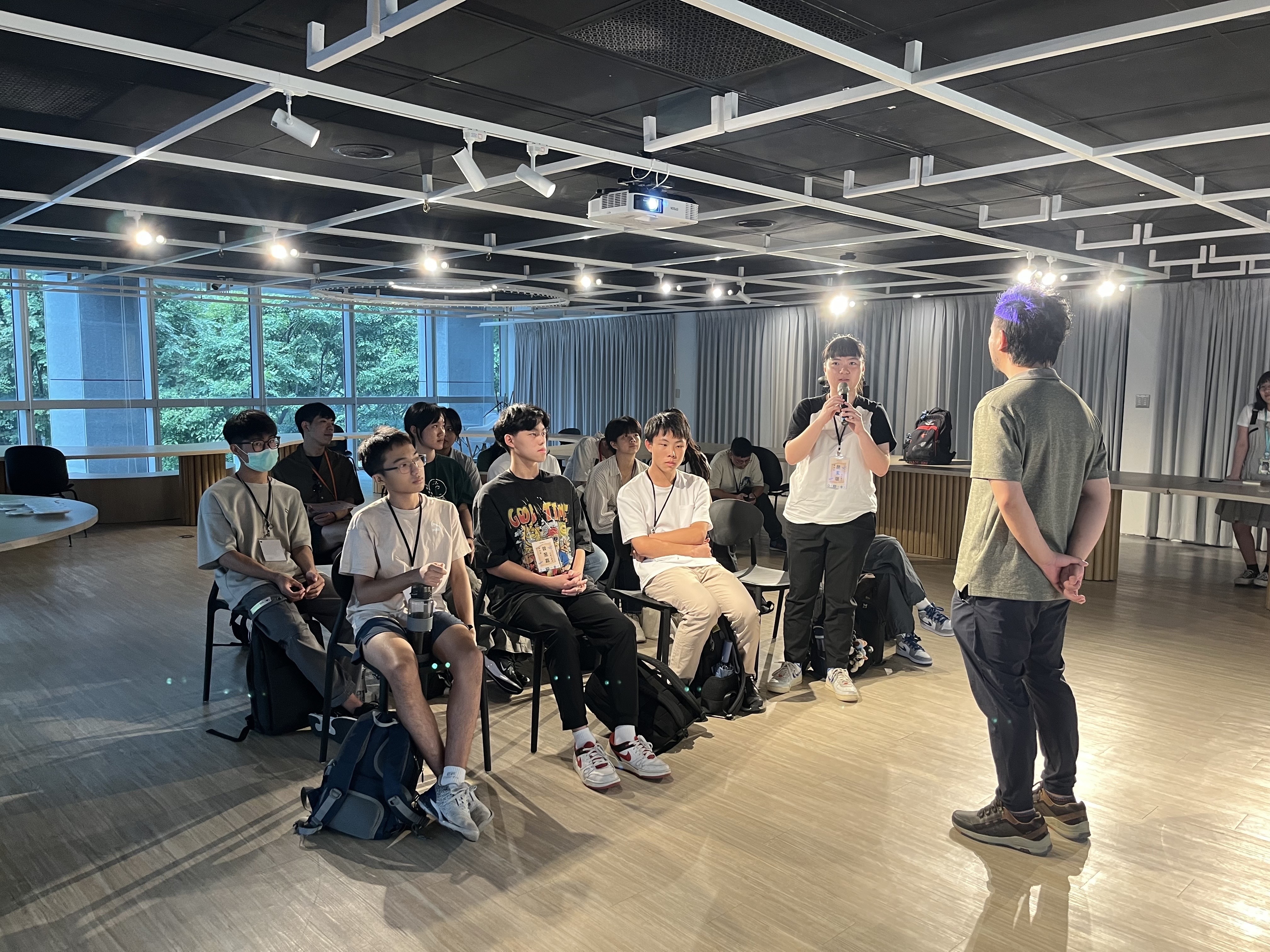 ▲學生發問。 (圖/新北市政府原民局提供)