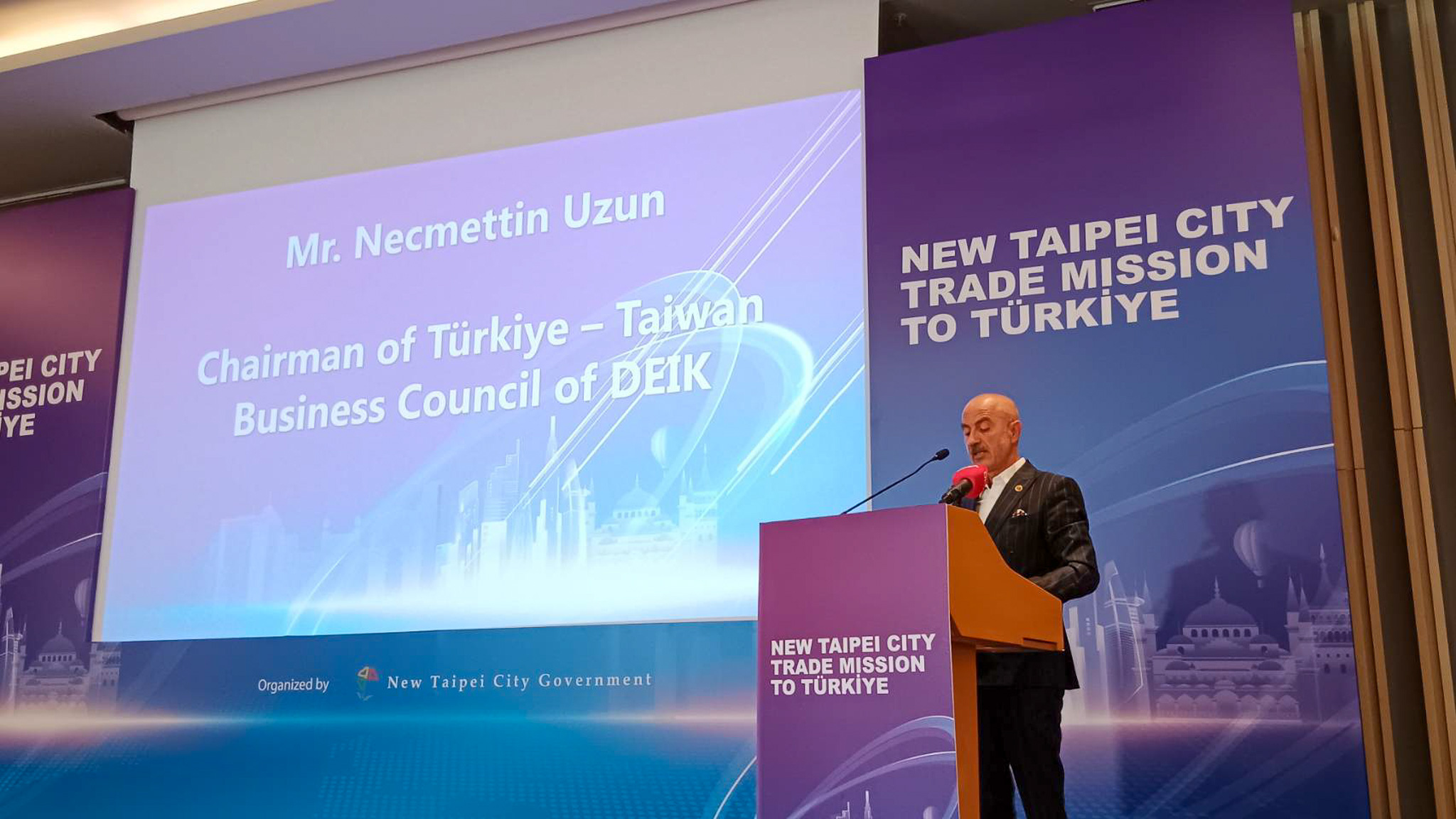 土耳其對外關係協會DEIK台土關係總會長Mr. Necmettin Uzun指出，台土之間的經貿關係可以更多樣化，不論是在再生能源、食品、旅遊、汽車等產業，可以有非常多的商業往來及合作機會。