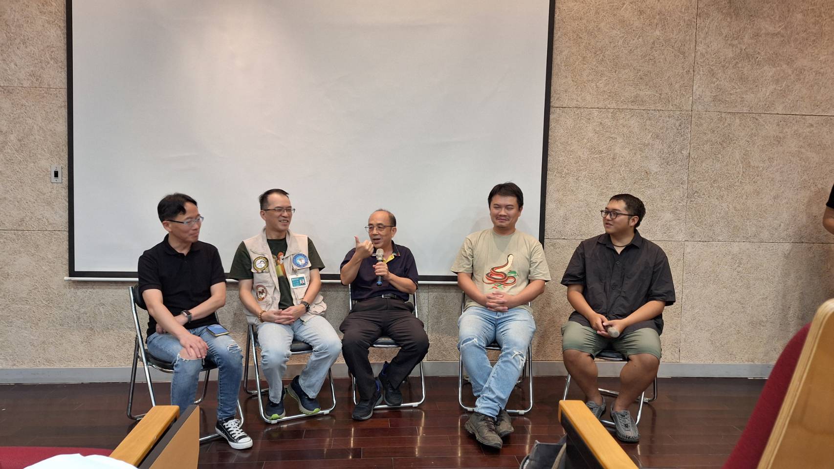 瓦磘溝生態成果座談會貴賓分享生態多樣性