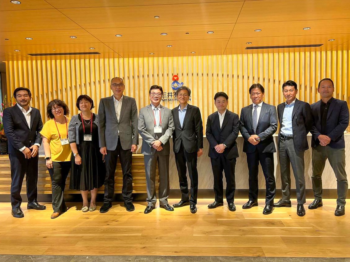新北市府團隊拜會三井不動產交換智慧城市規劃發展心得