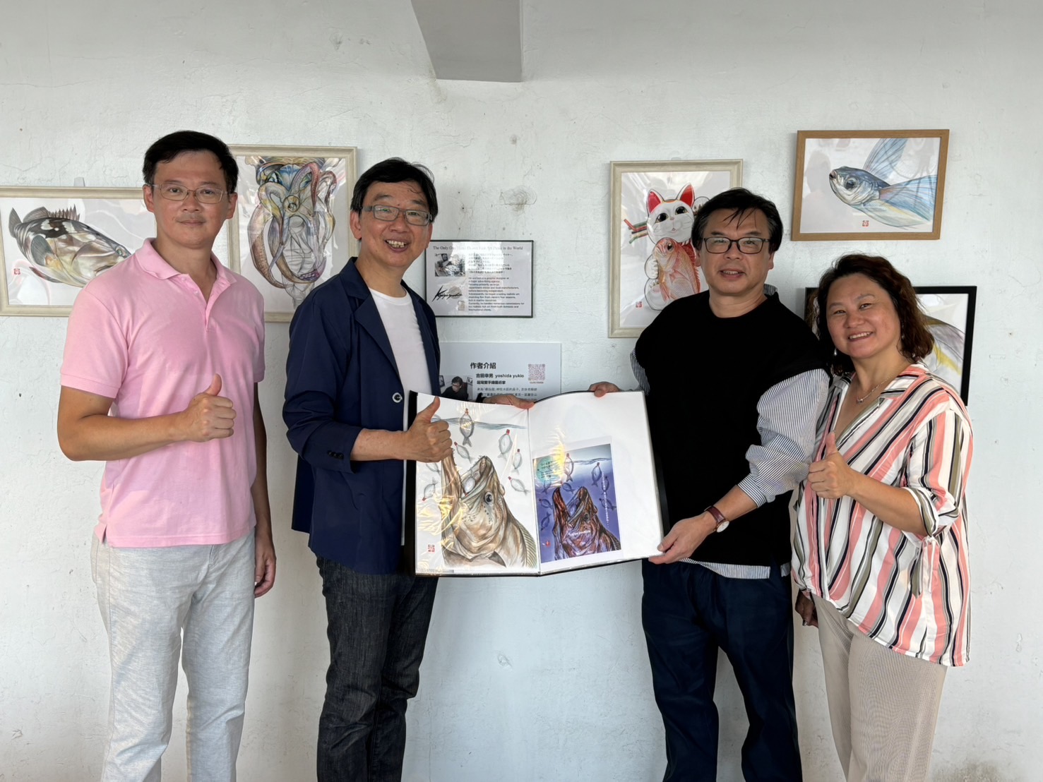 邀請日本超寫實手繪藝術家-吉田幸男Yoshida Yukio現場展出海洋減塑等相關畫作
