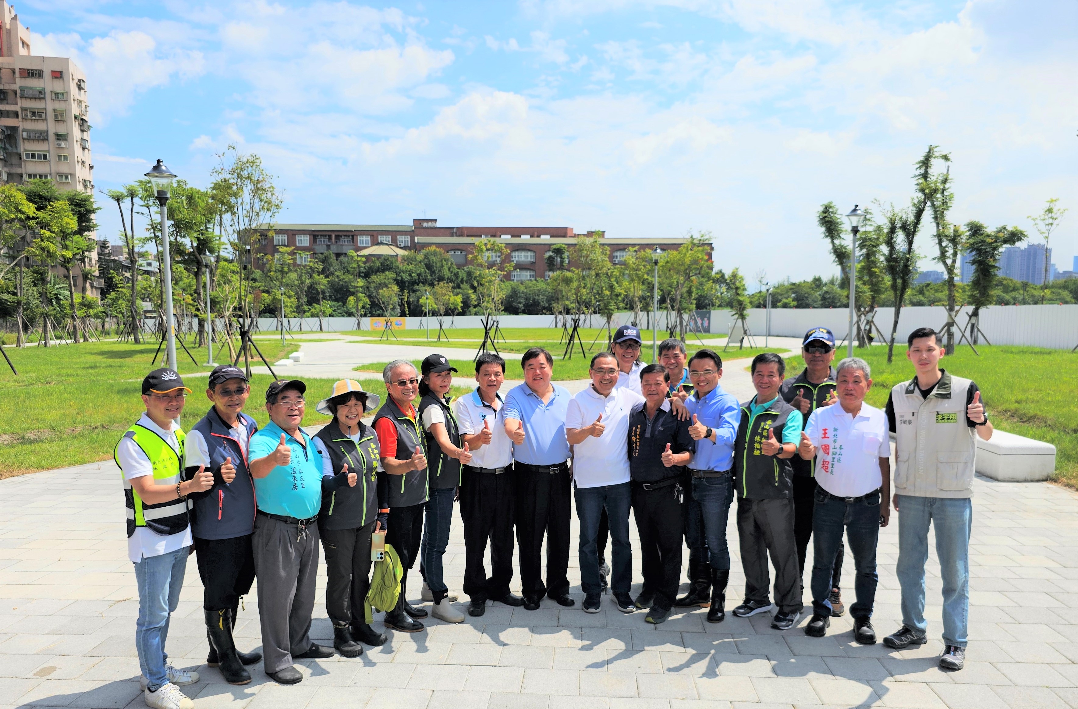 公兒三公園優先施作，開放後可供泰山居民休憩使用。新北市地政局提供