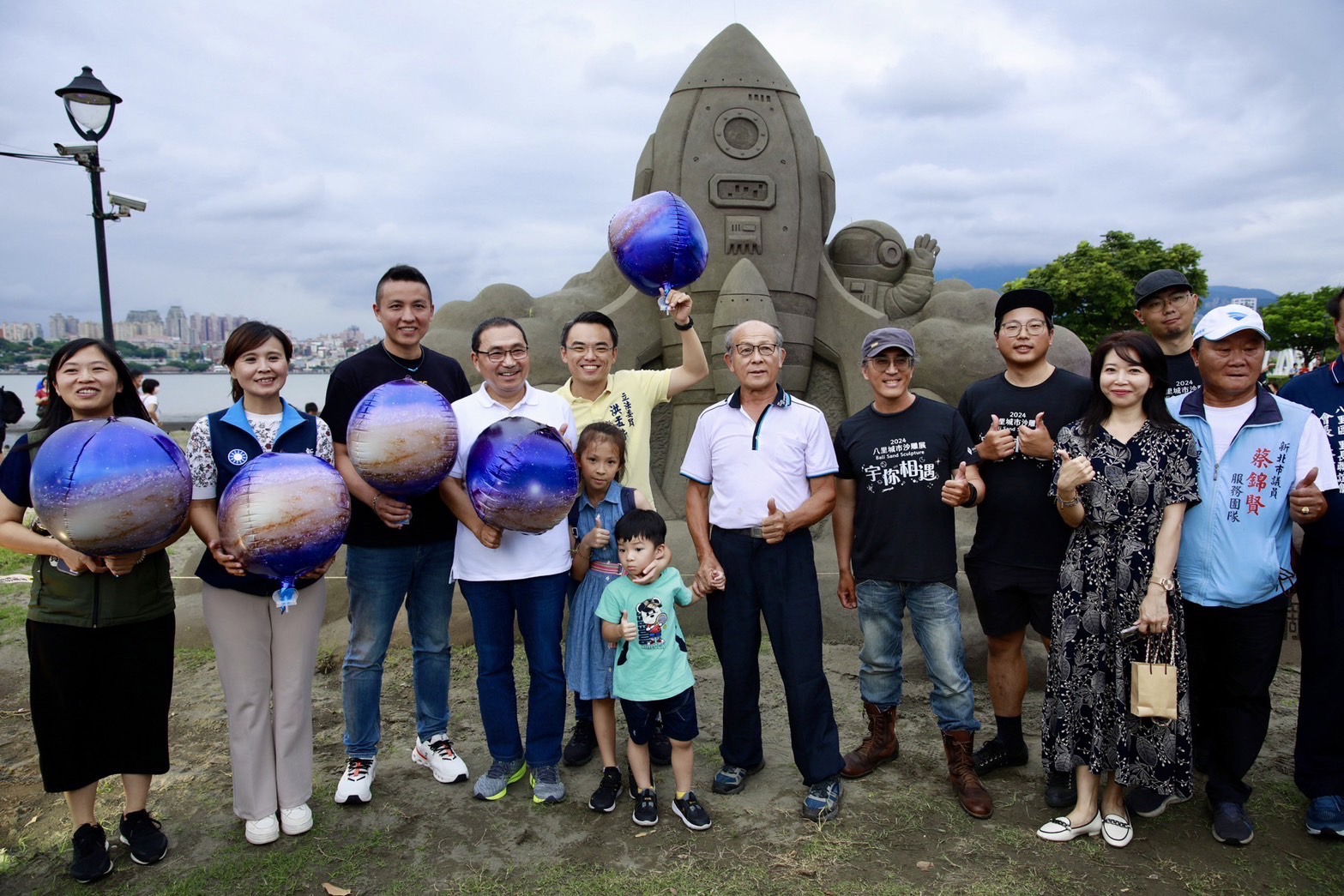 歡迎市民朋友一同來八里城市沙雕展