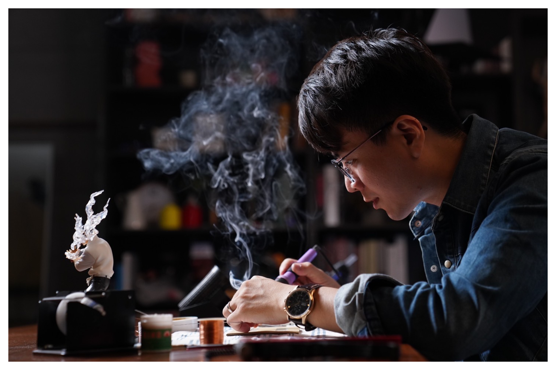台灣玩具創作協會理事長謝幀廷老師將於 9 月 17 日「模型手作職人的嫦娥奔月場景」課程，以嫦娥奔月為主題，結合模型製作和場景設計，創作出一個具體化的神話故事場景。