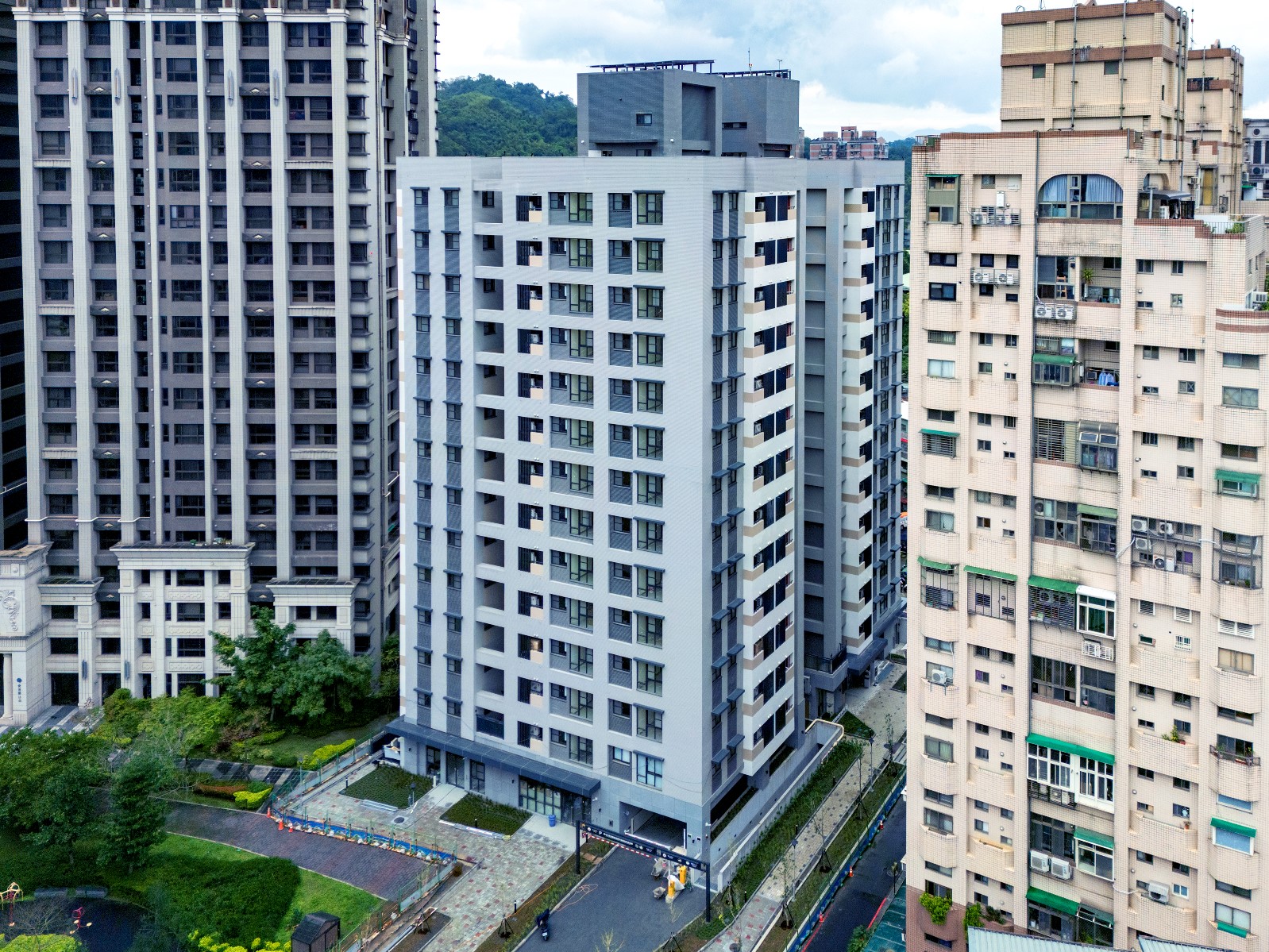 新店民安段社宅現況。