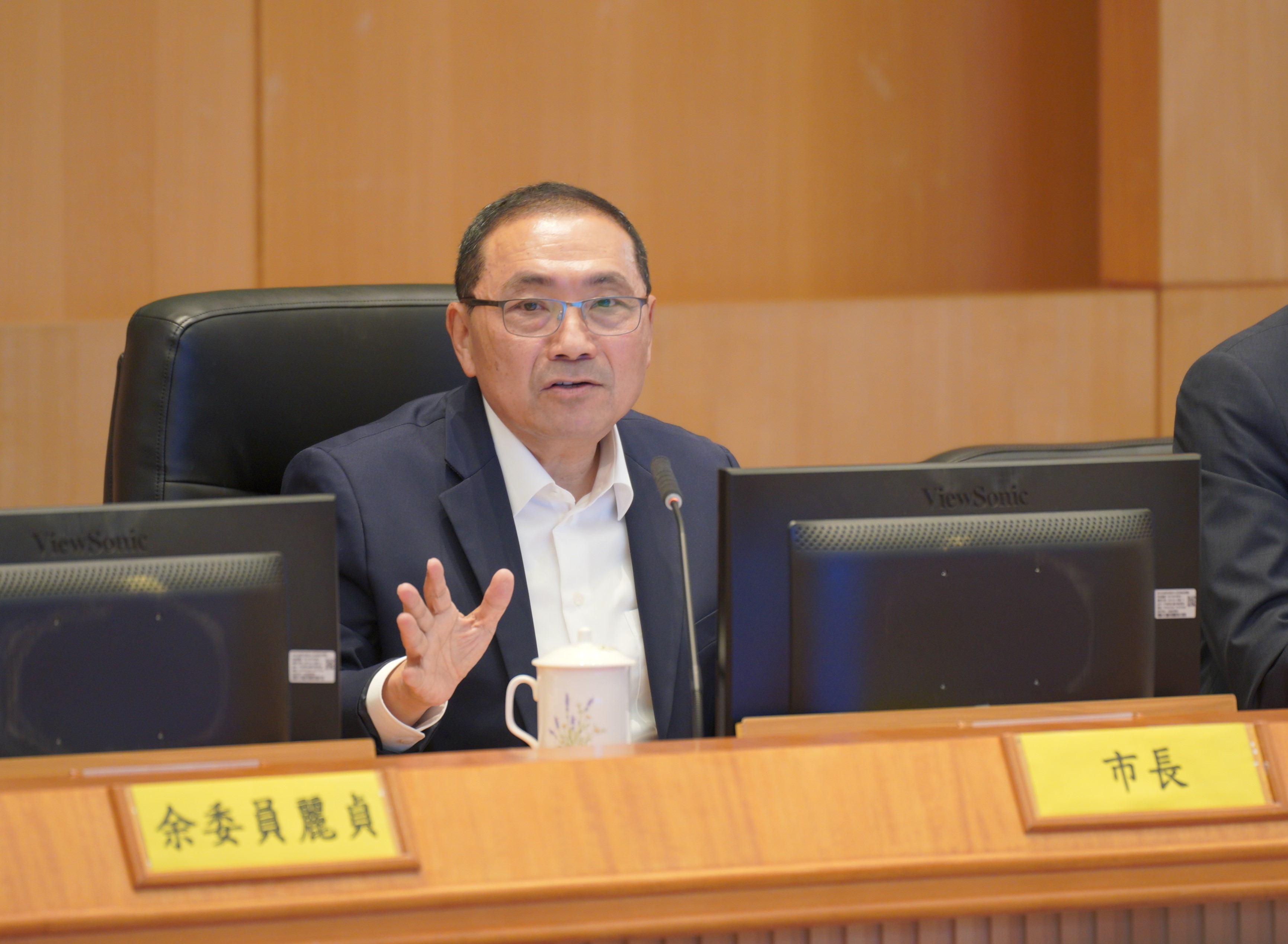 市長侯友宜主持廉政會報-獨照