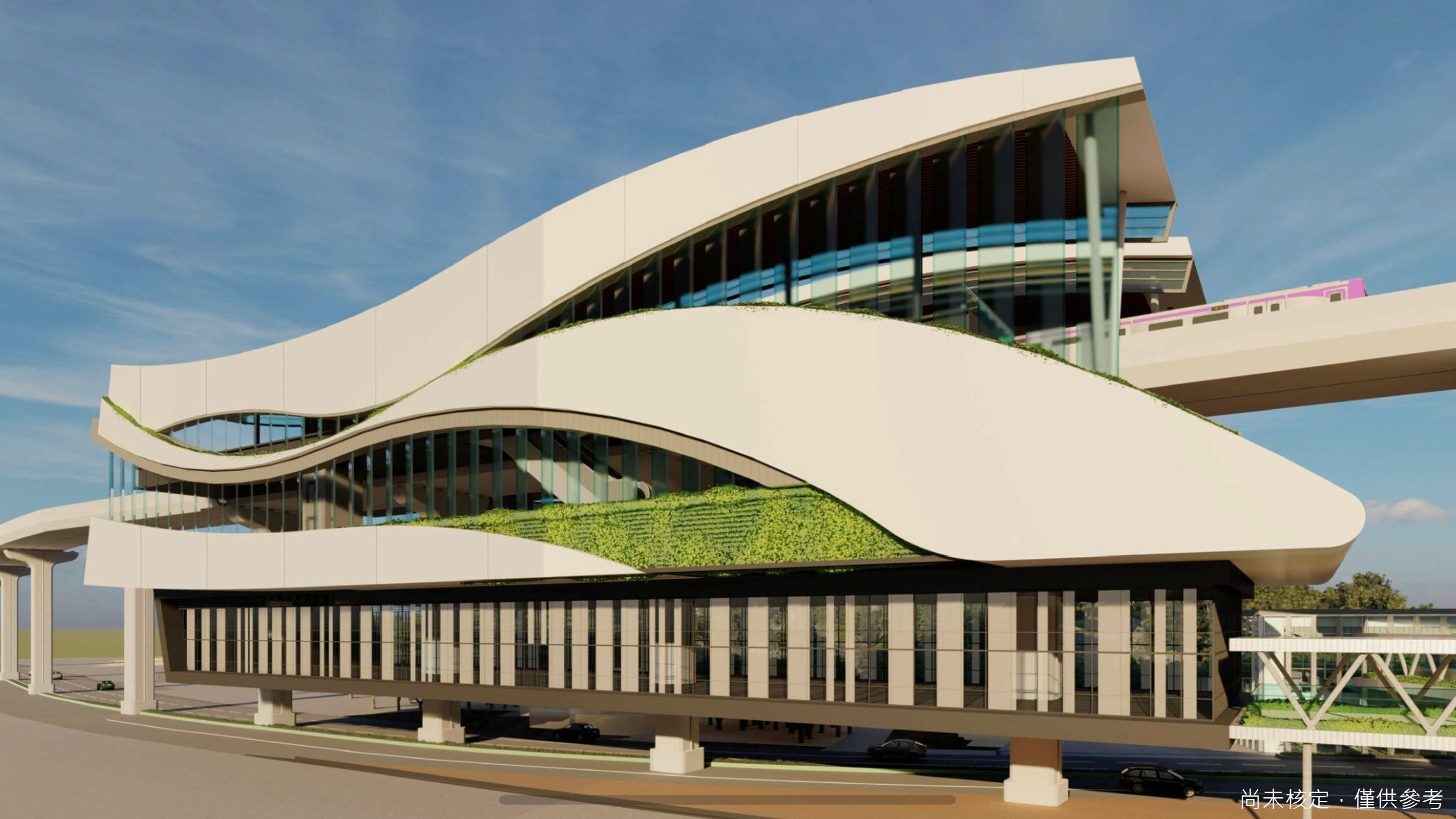 汐東線SB14車站模擬圖