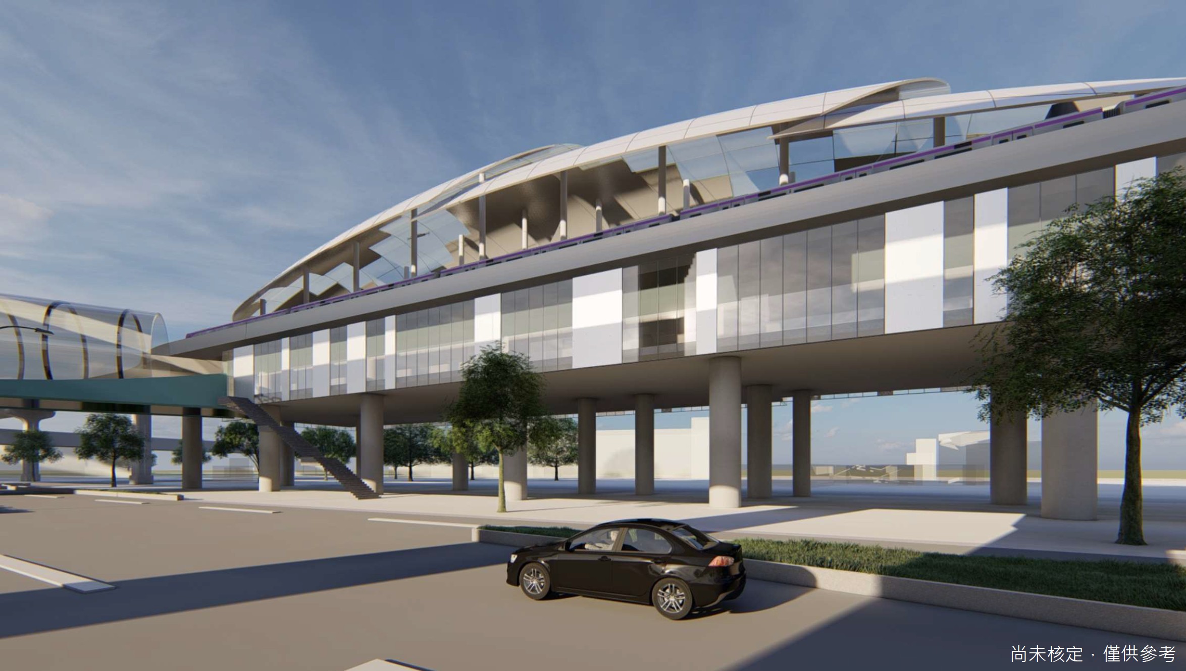 汐東線SB10車站模擬圖