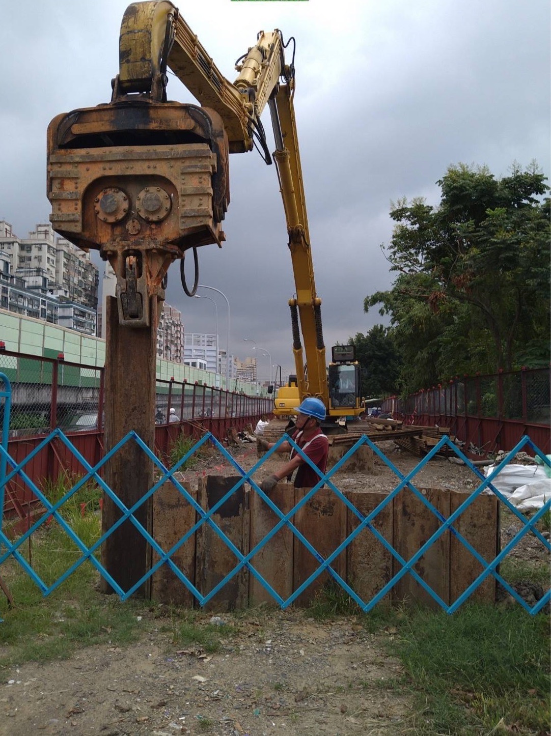 吉林街新設箱涵開始施工