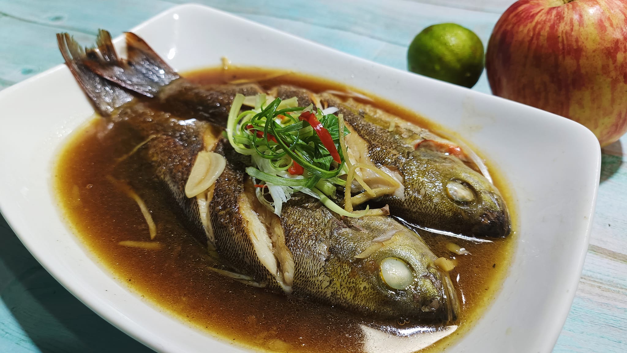 清蒸黃雞魚