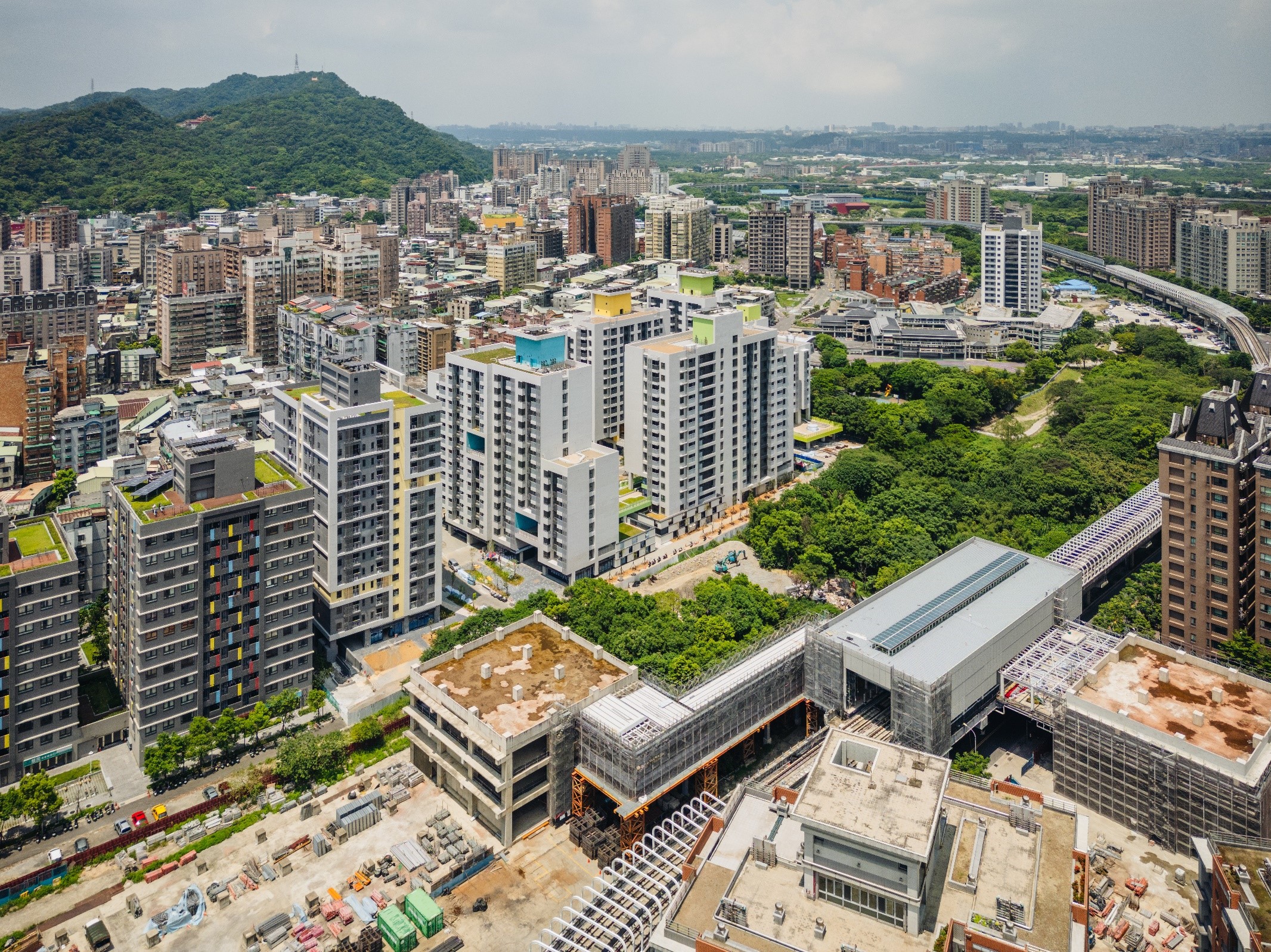 三峽北側整體開發區空拍照片