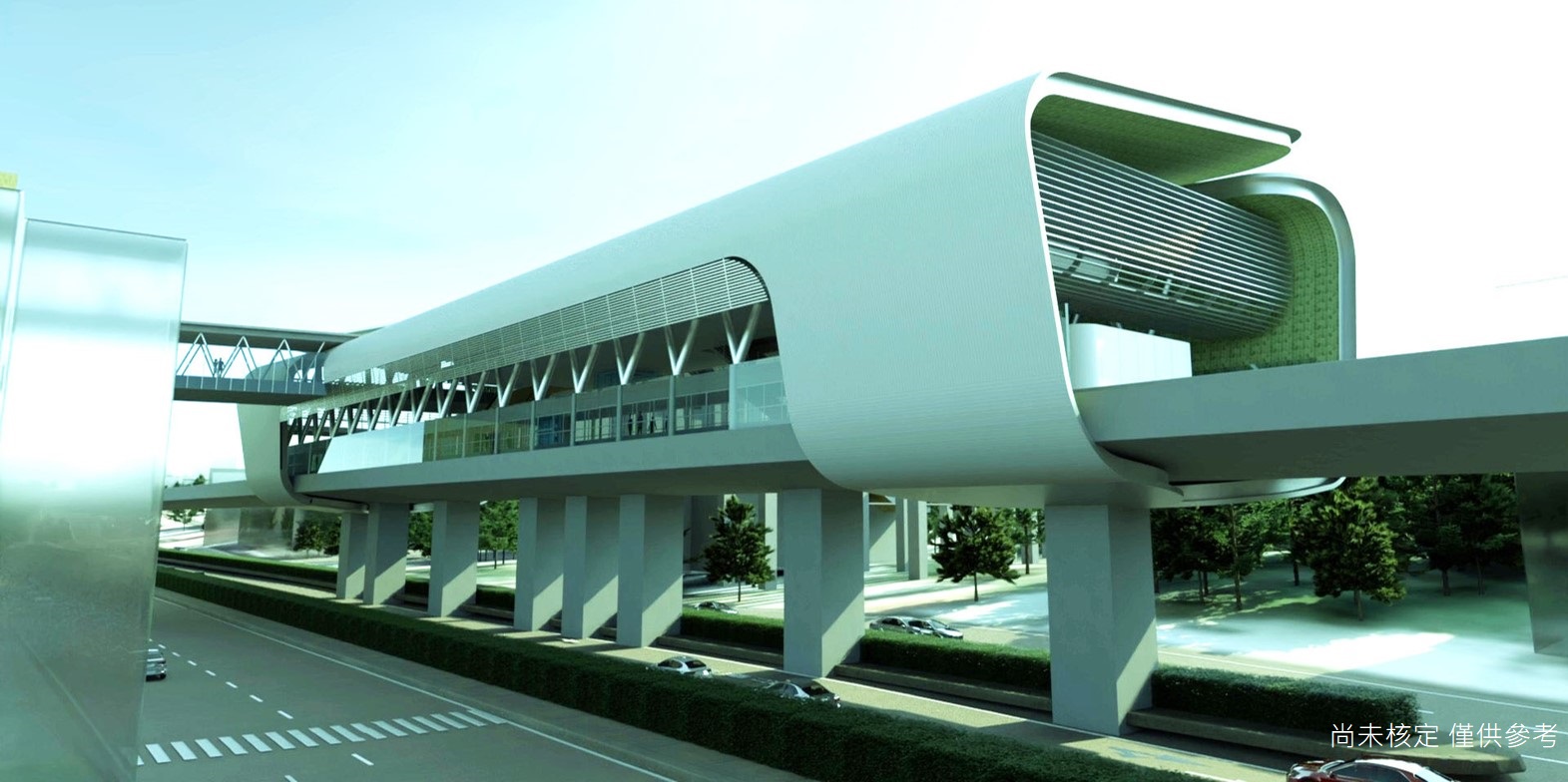汐東線SB15車站模擬圖