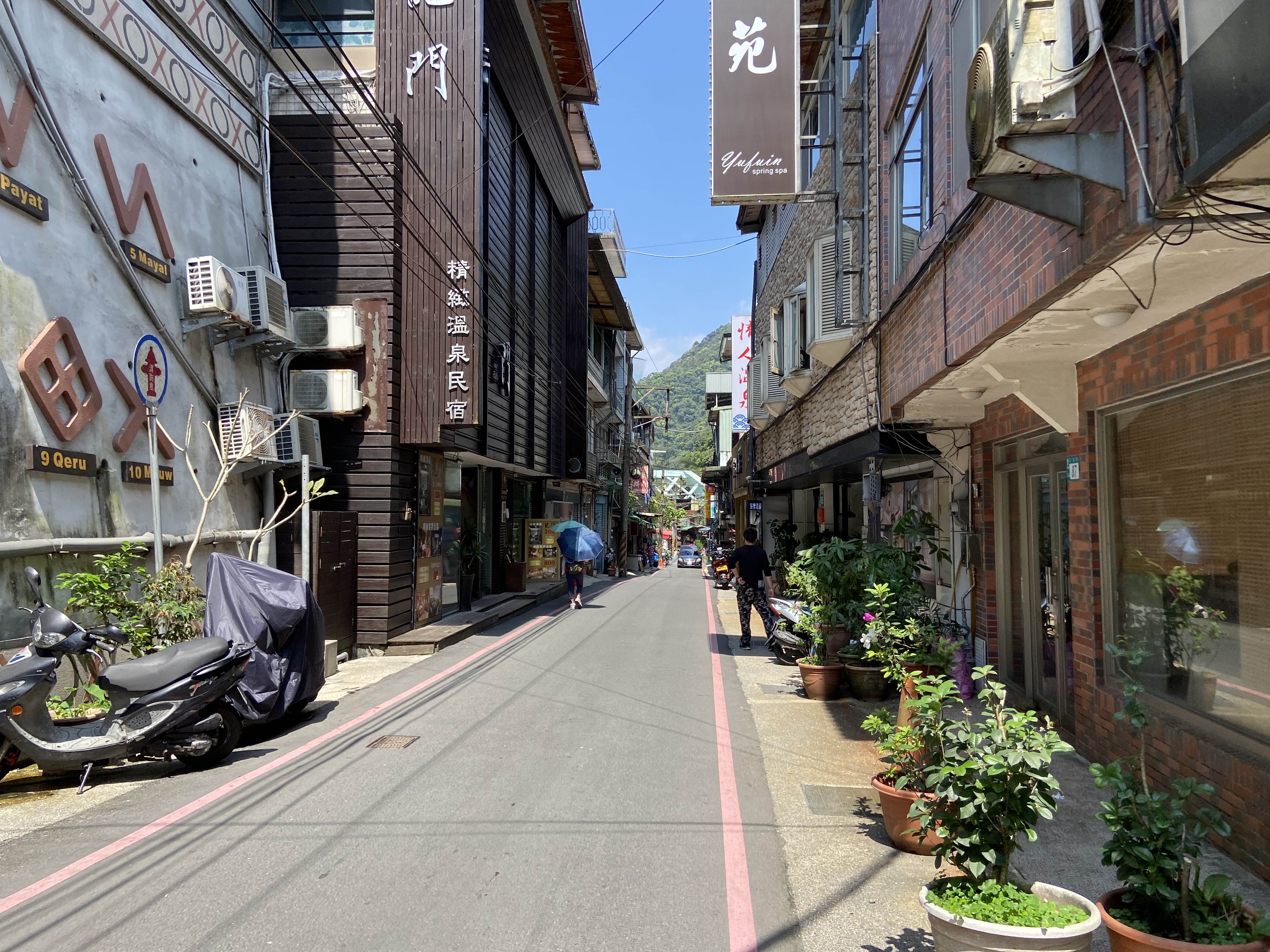 烏來溫泉街道圖