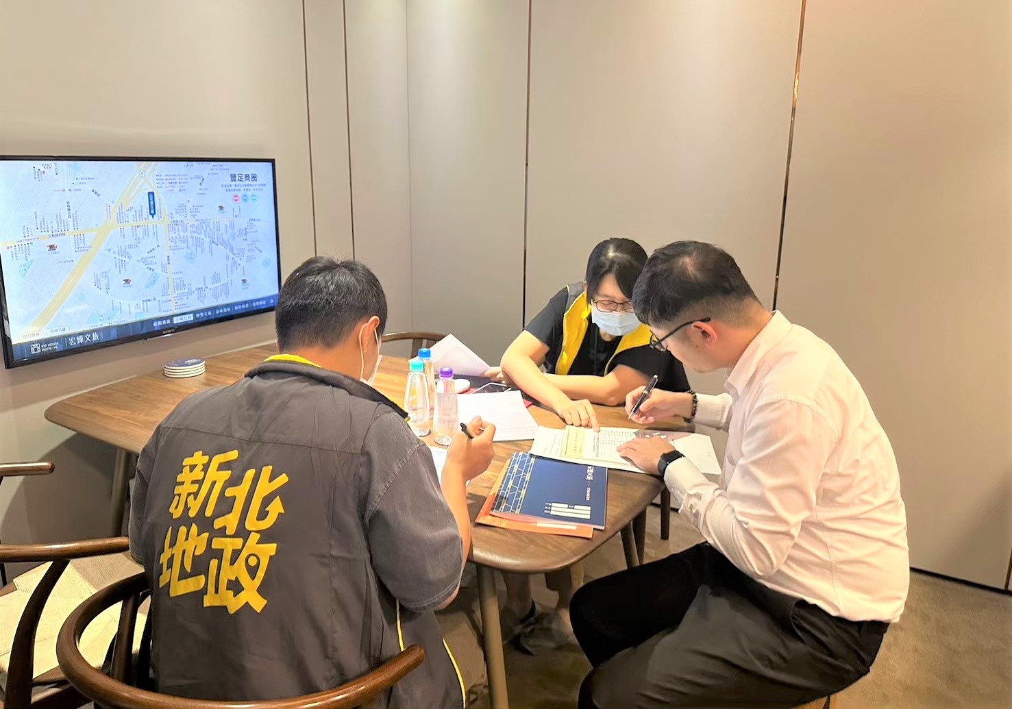 本次聯合稽查為期1個月，共突襲檢查19處預售屋建案