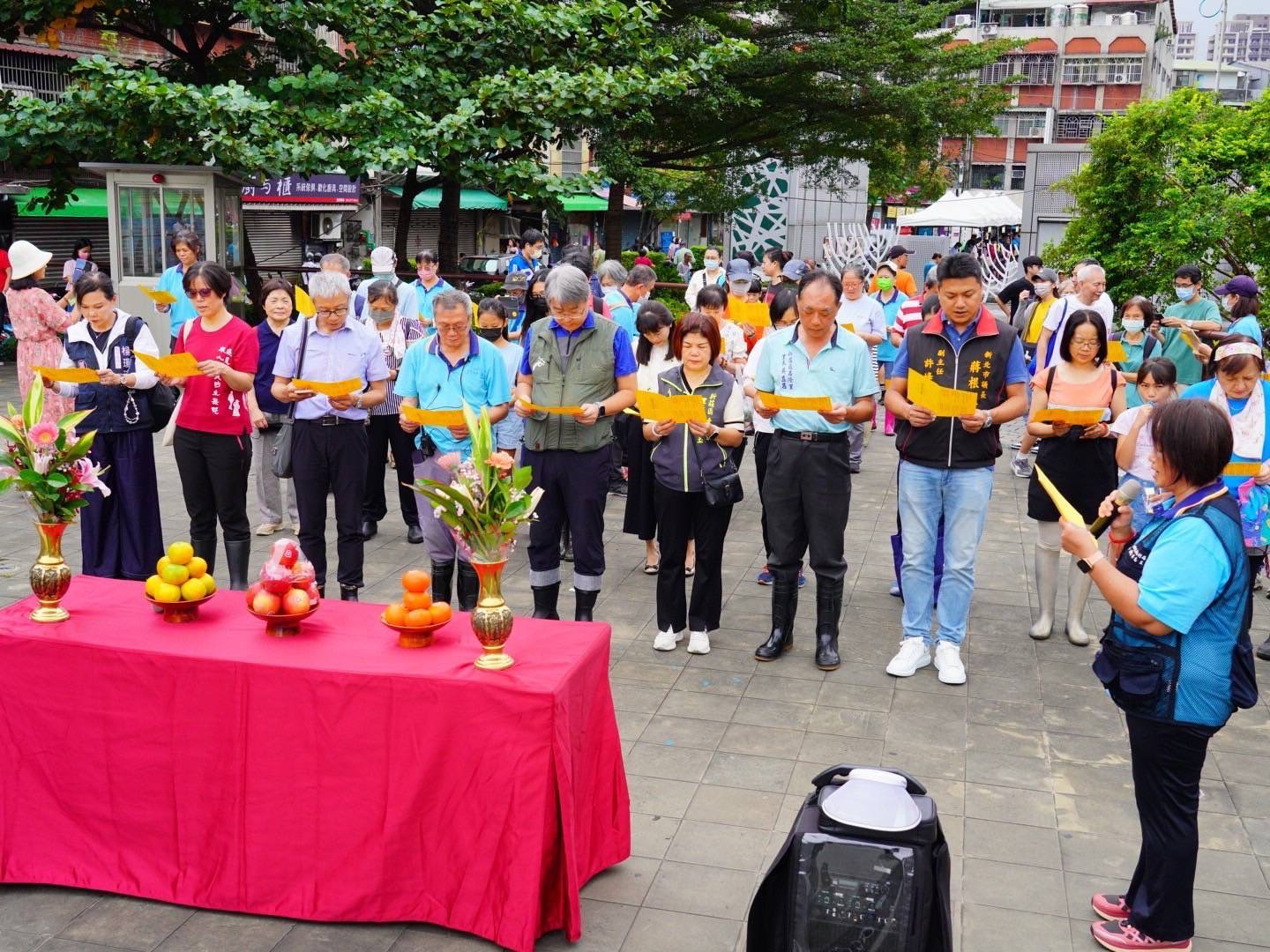祭拜水官大帝，祈求風調雨順，繼續保佑「阮住的好所在」